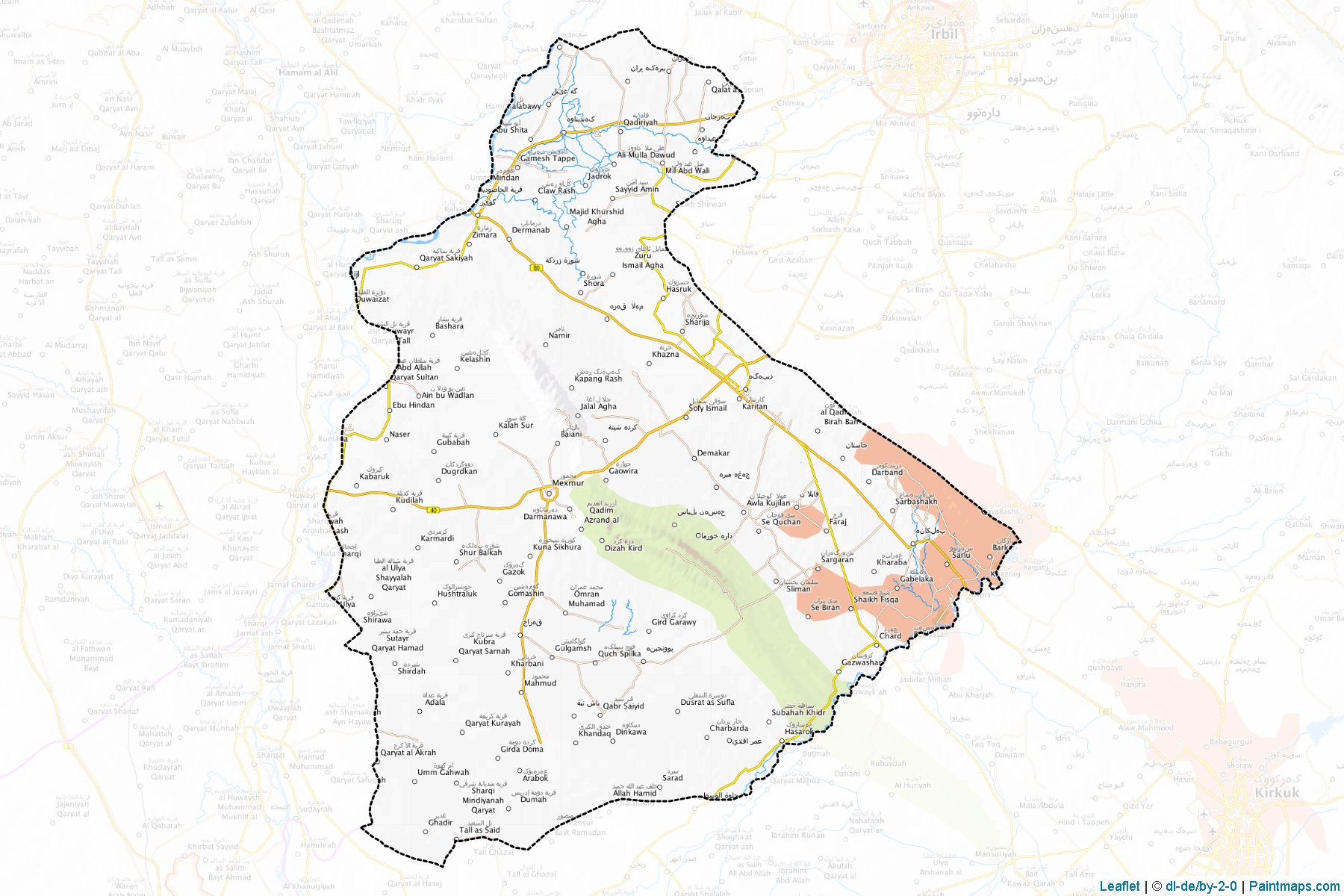 Makhmur (Arbil) Map Cropping Samples-1