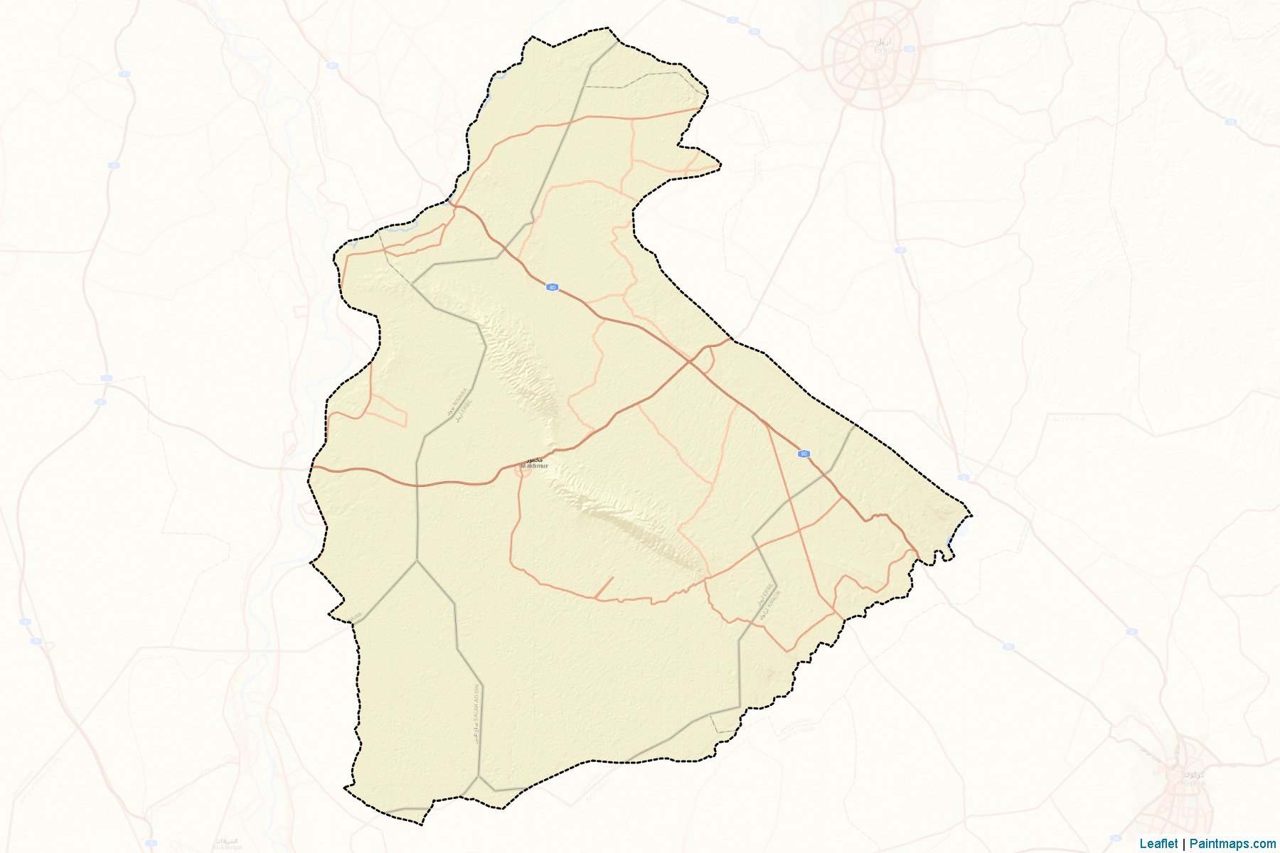 Makhmur (Arbil) Map Cropping Samples-2