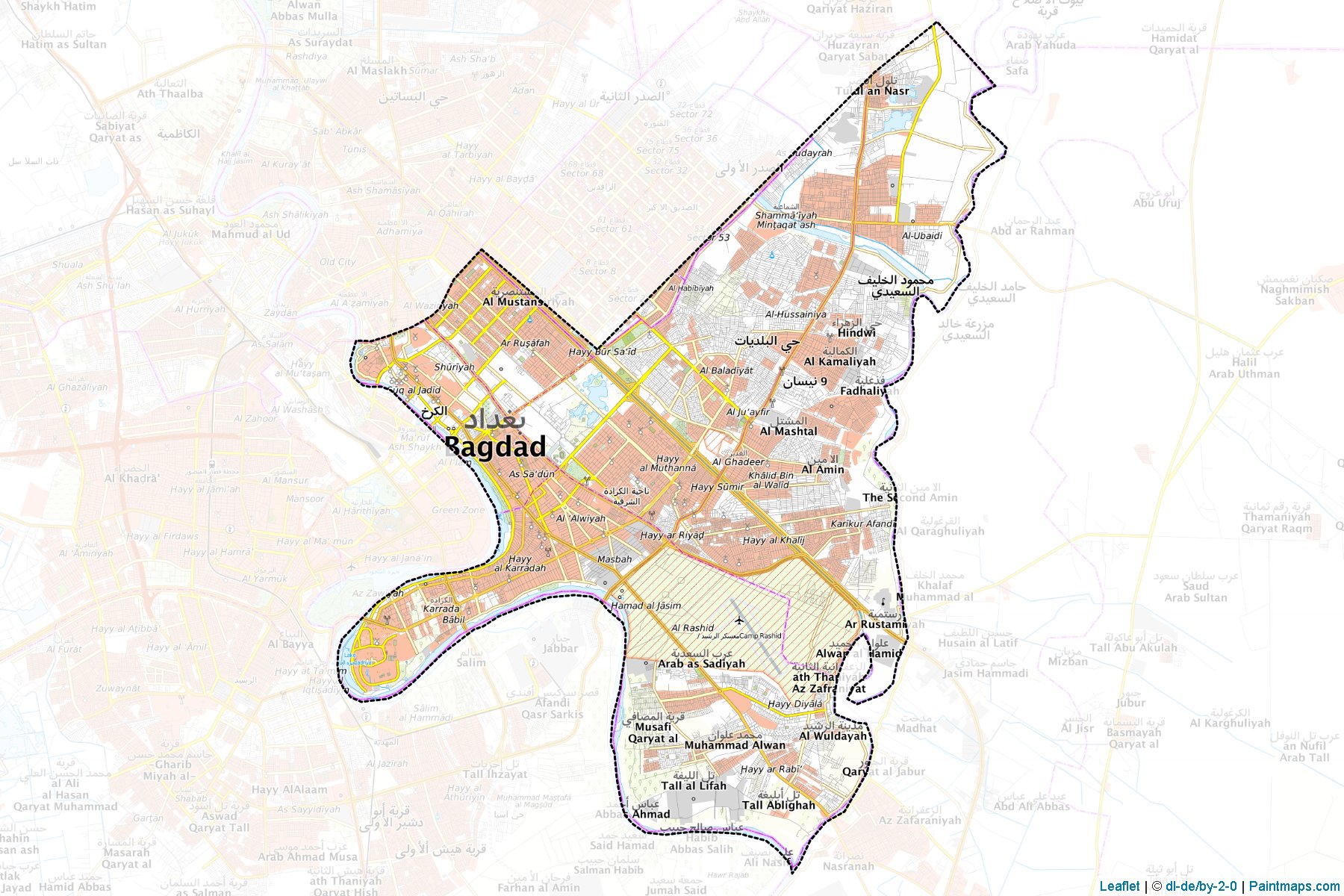 Resafa (Bağdat) Haritası Örnekleri-1