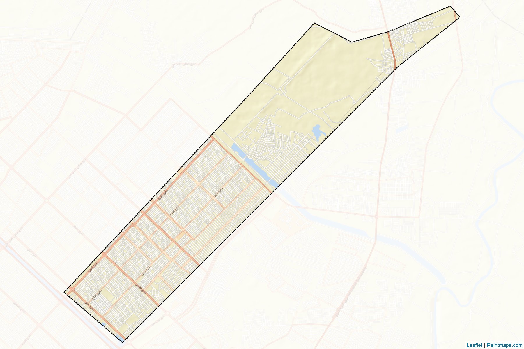 Muestras de recorte de mapas Thawra1 (Baghdad)-2