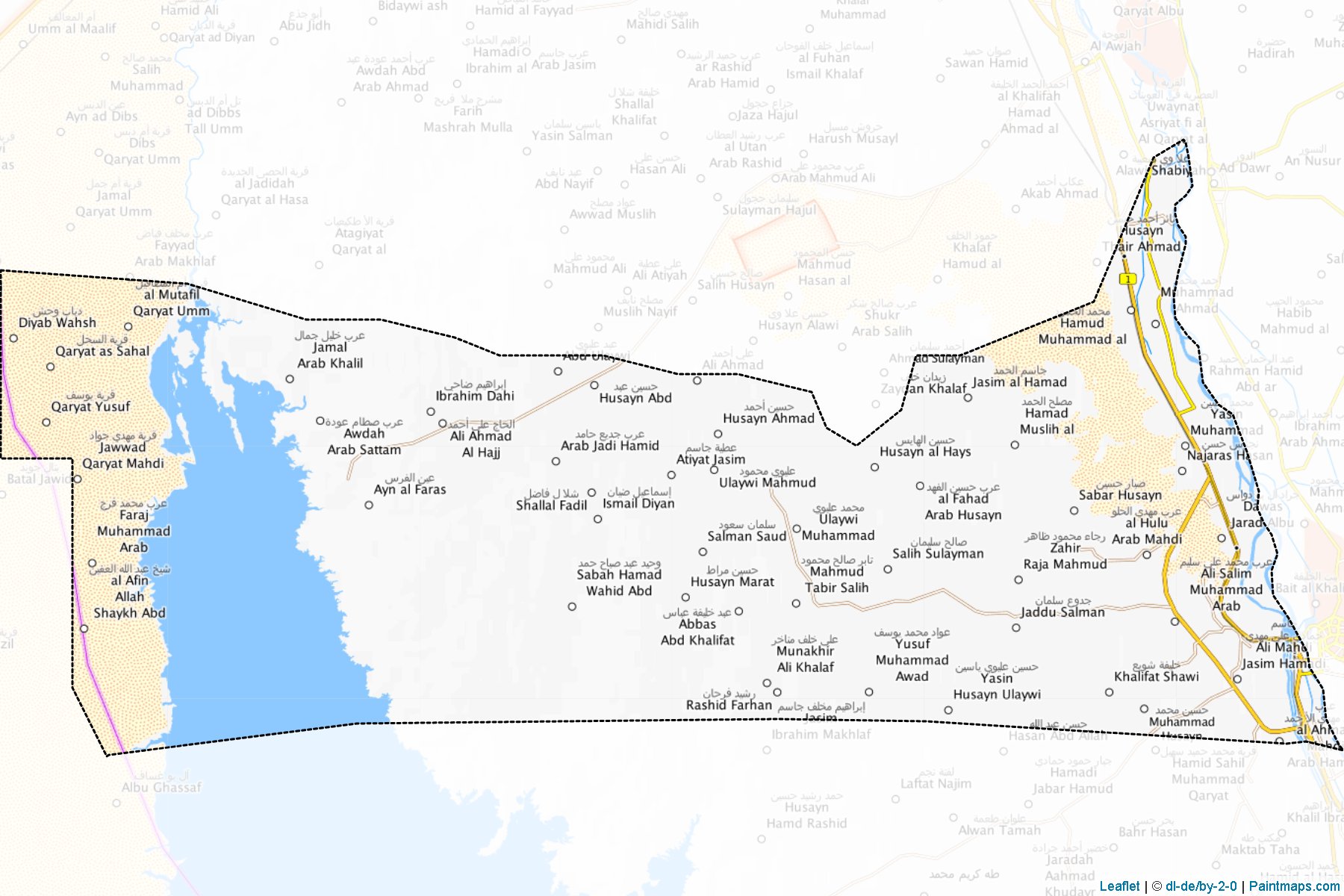 Muestras de recorte de mapas Samarra (Sala ad-Din)-1