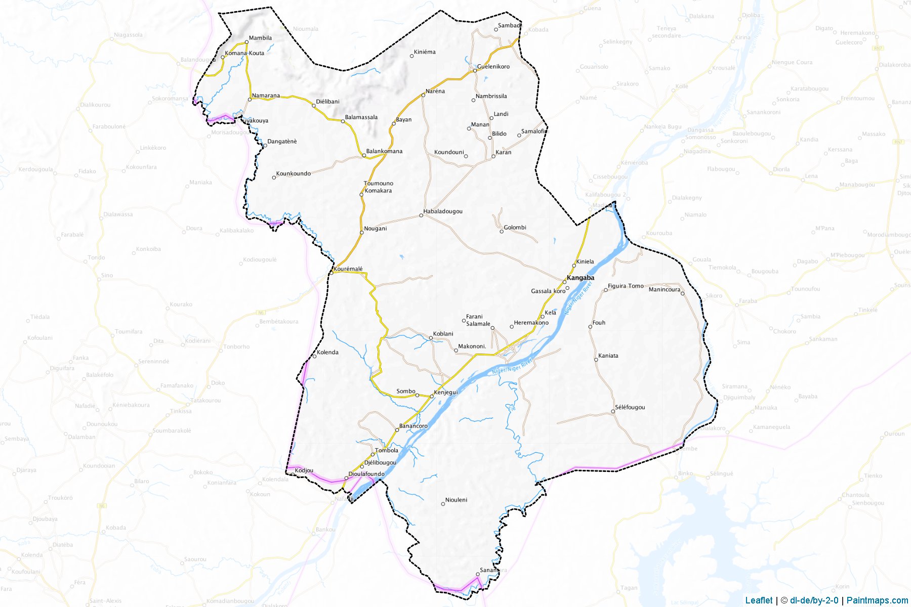 Kangaba (Koulikoro) Map Cropping Samples-1