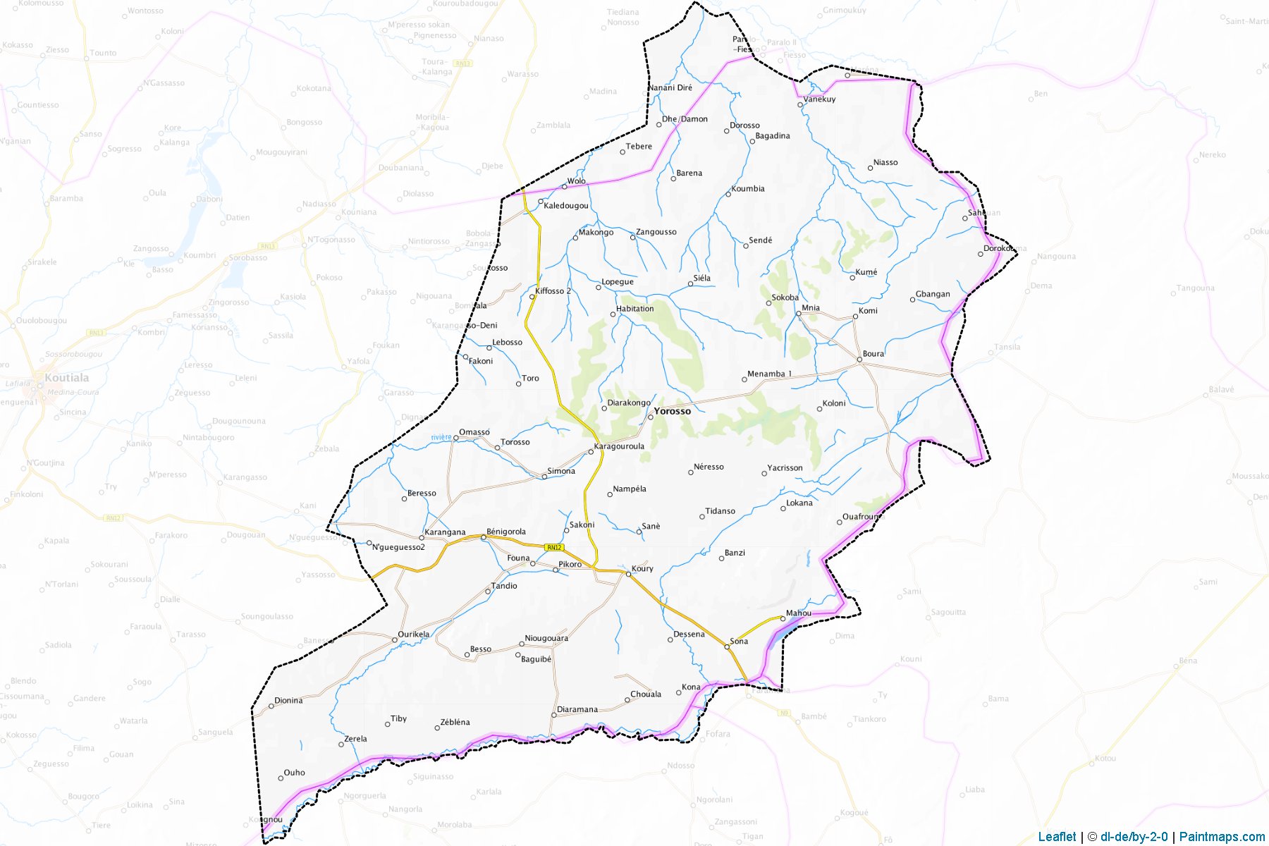 Muestras de recorte de mapas Yorosso (Sikasso)-1