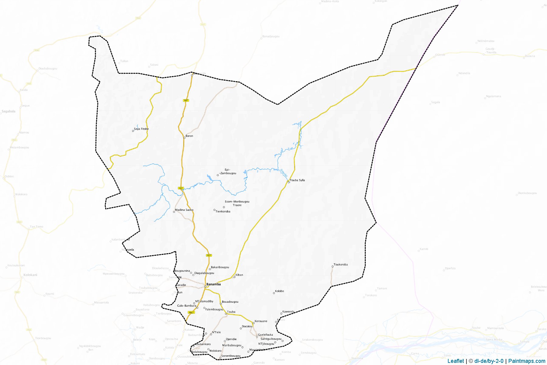 Banamba (Koulikoro) Map Cropping Samples-1