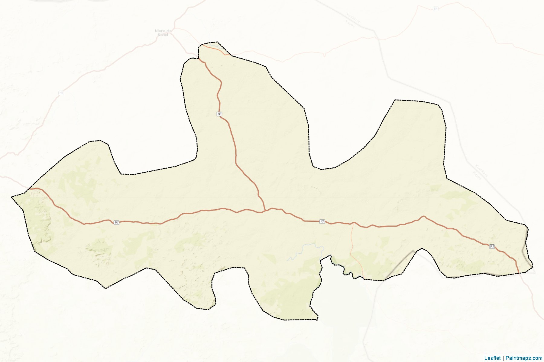 Muestras de recorte de mapas Diema (Kayes)-2