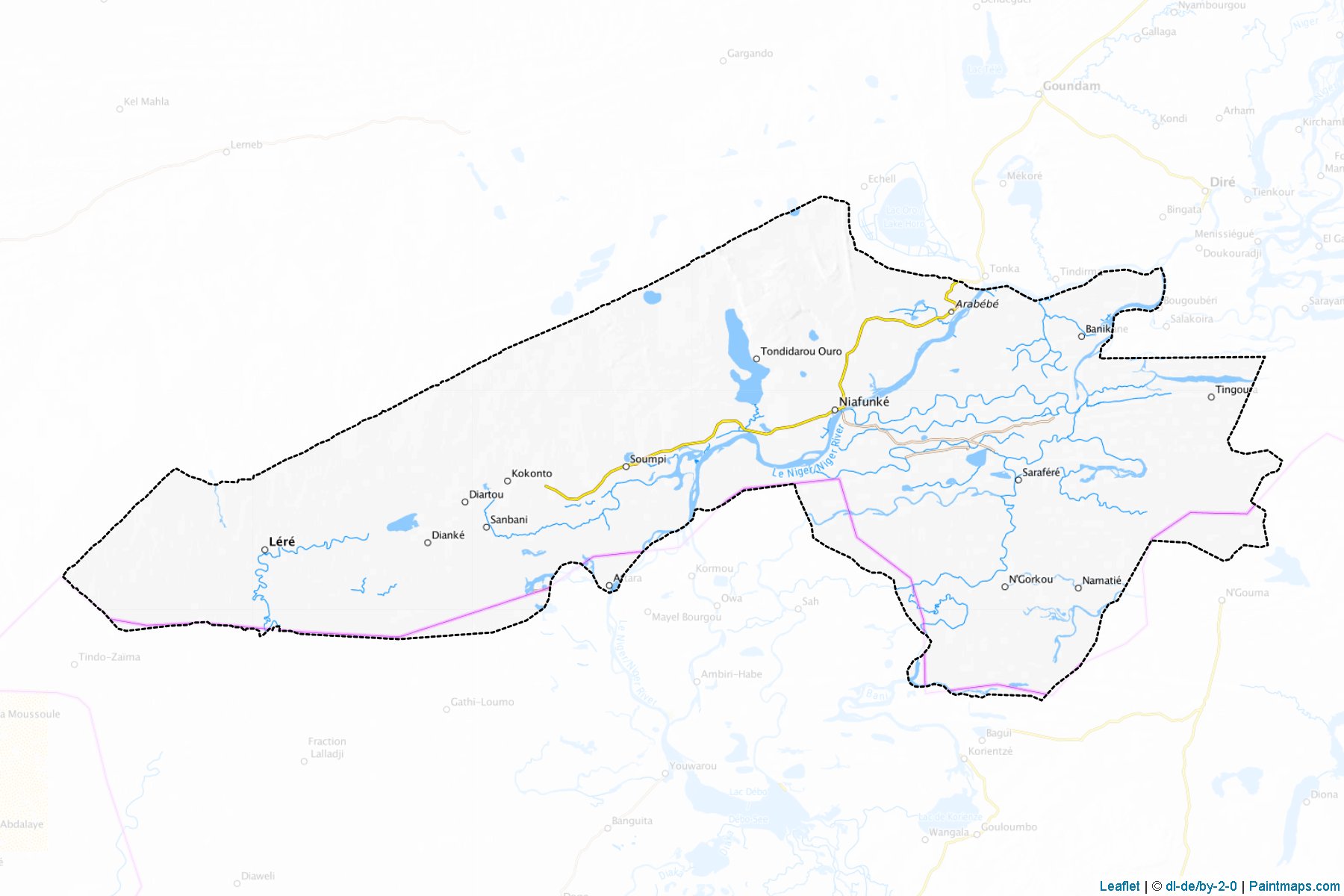 Niafunke (Tombouctou) Map Cropping Samples-1