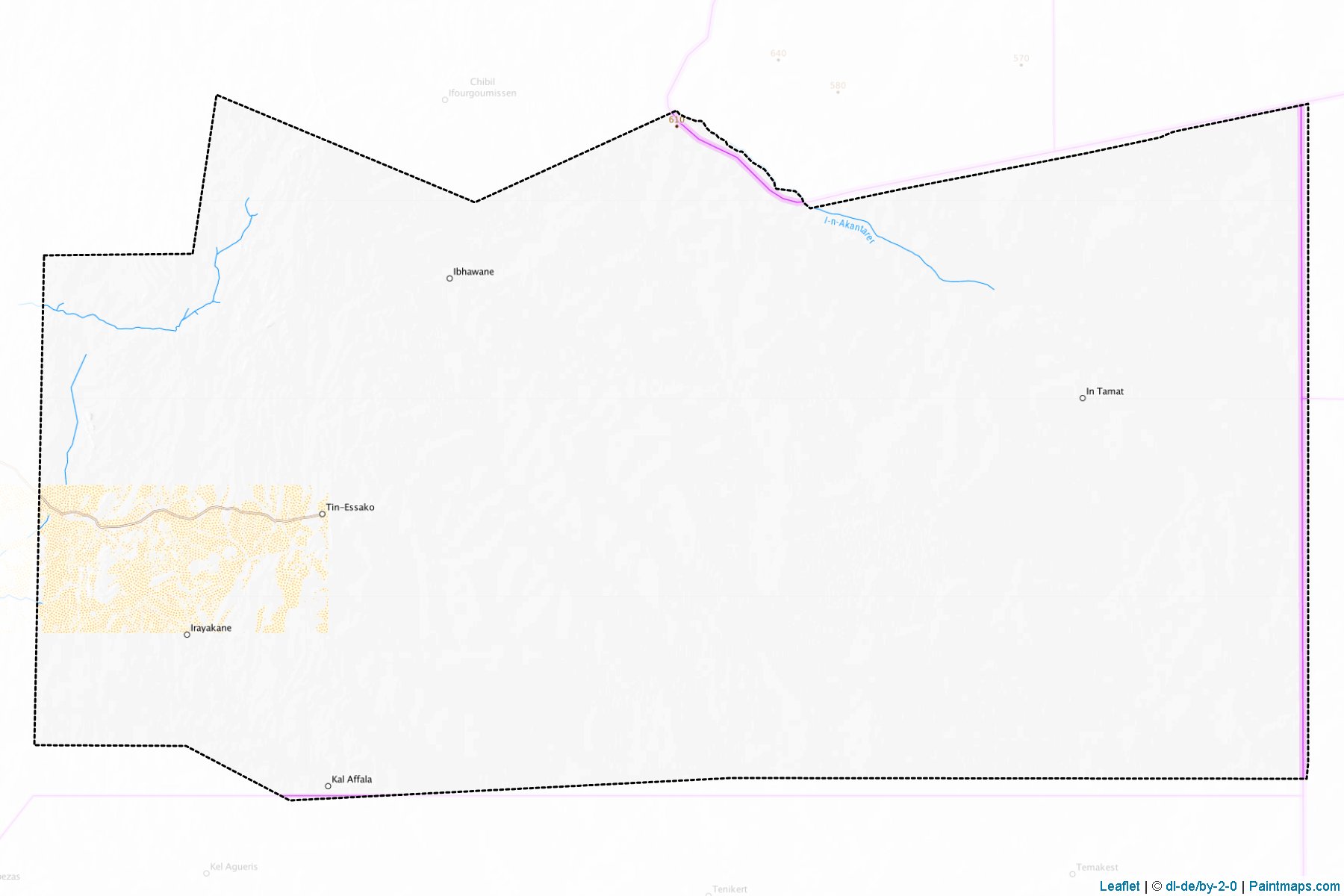 Tin-Essako (Kidal Region) Haritası Örnekleri-1