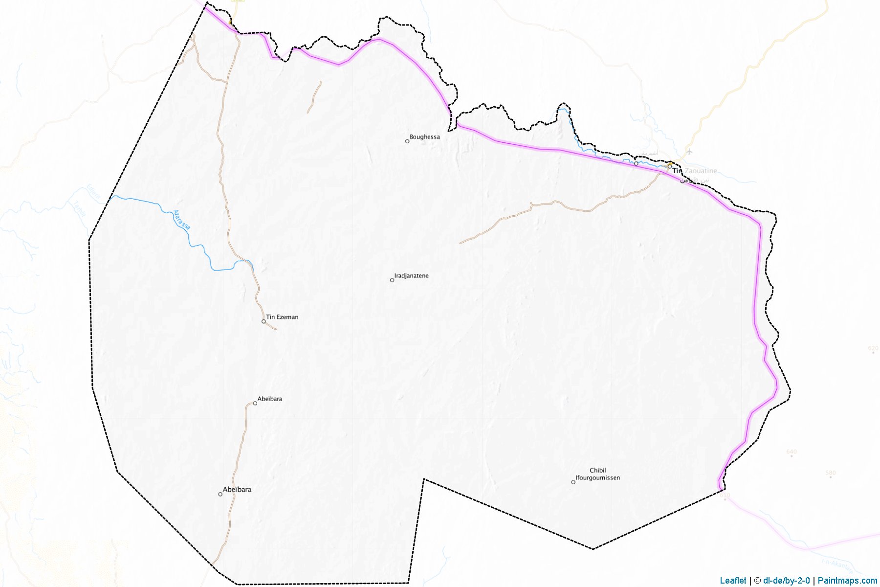 Abeibara (Kidal Region) Haritası Örnekleri-1