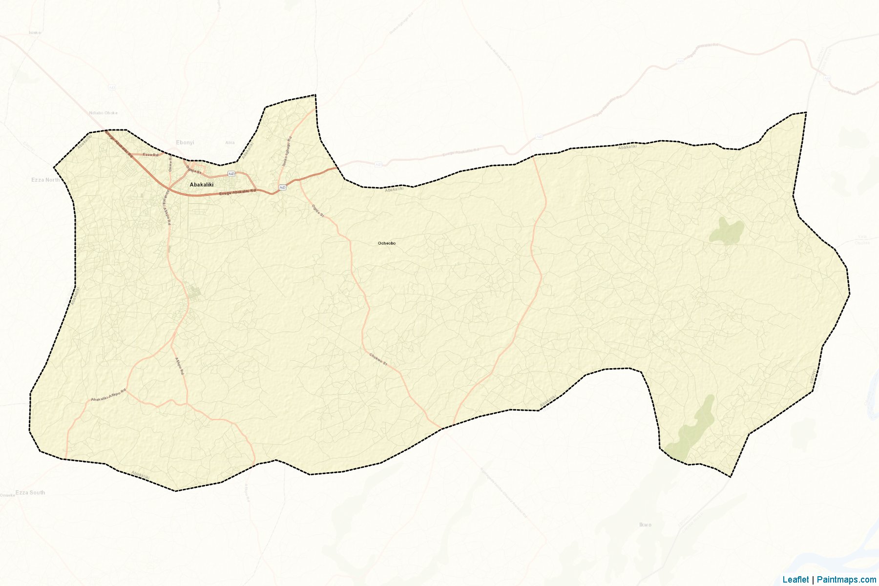 Abakaliki (Ebonyi) Map Cropping Samples-2