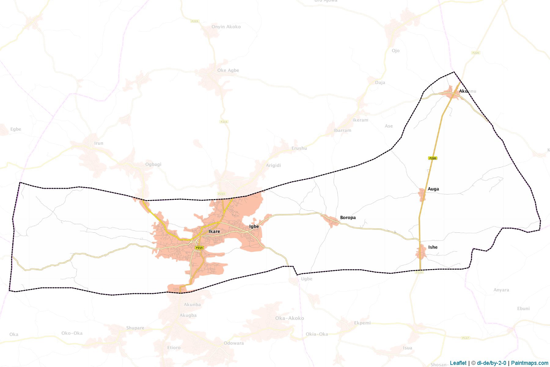 Akoko North East (Ondo) Map Cropping Samples-1