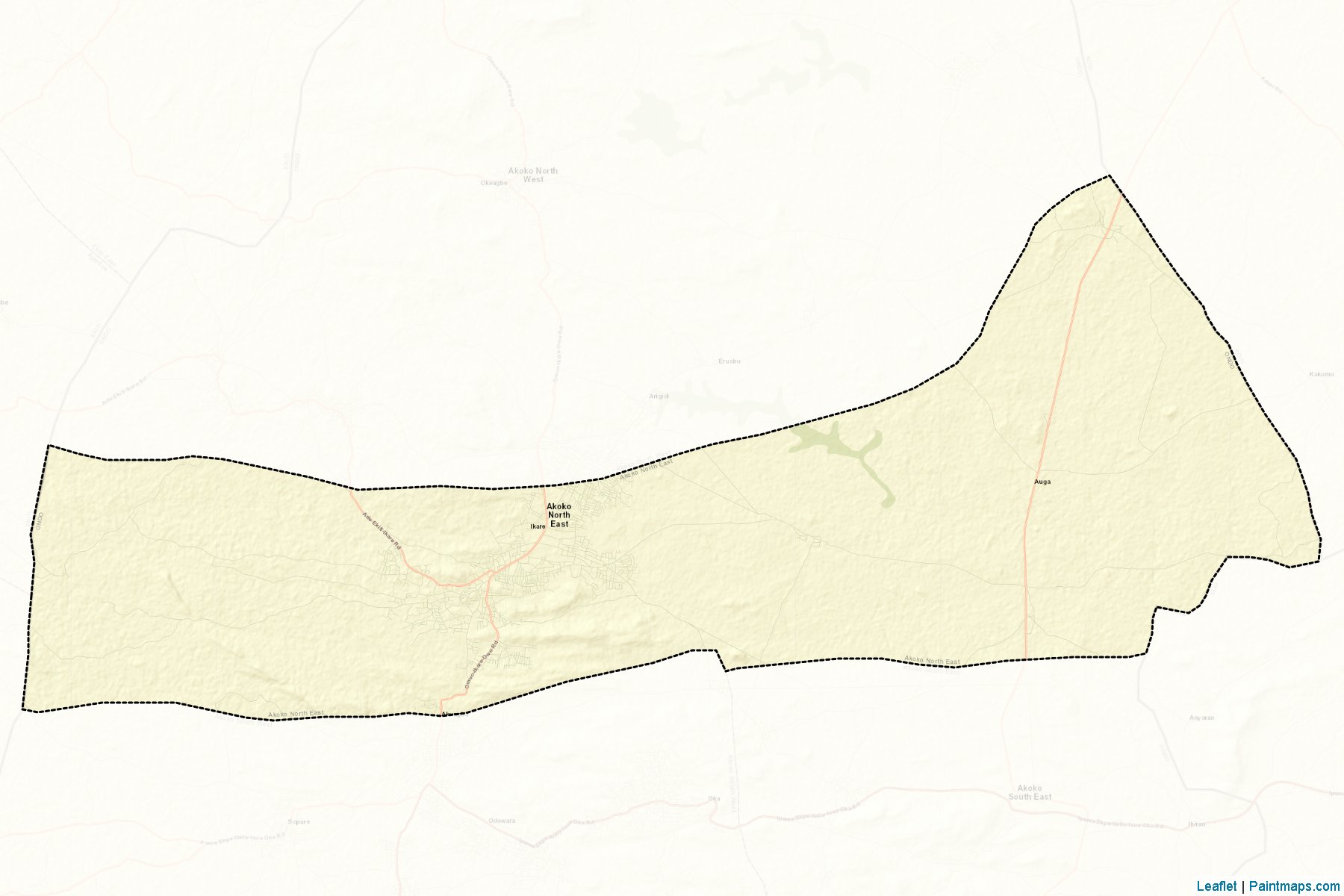 Akoko North East (Ondo) Map Cropping Samples-2