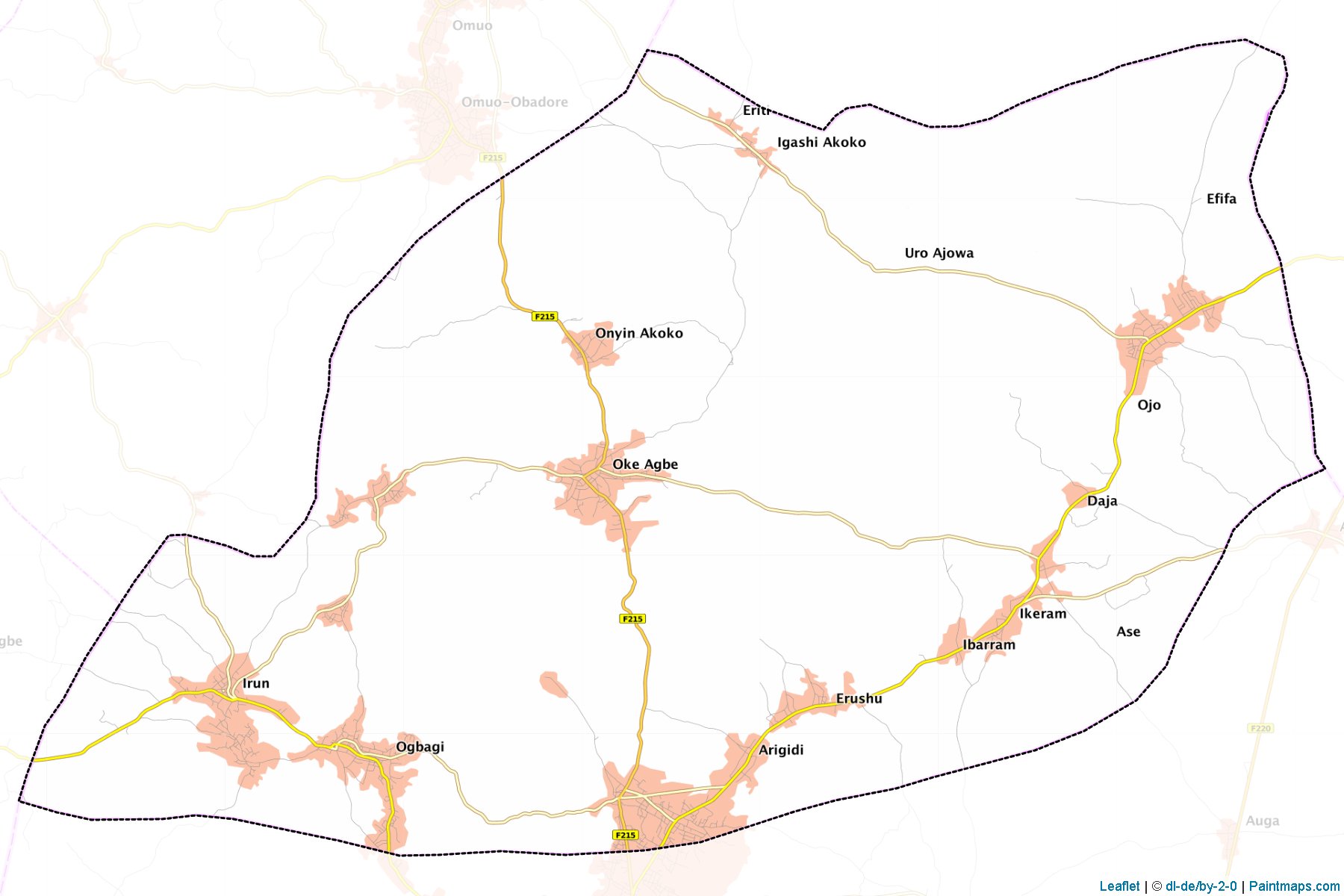 Akoko North West (Ondo) Map Cropping Samples-1