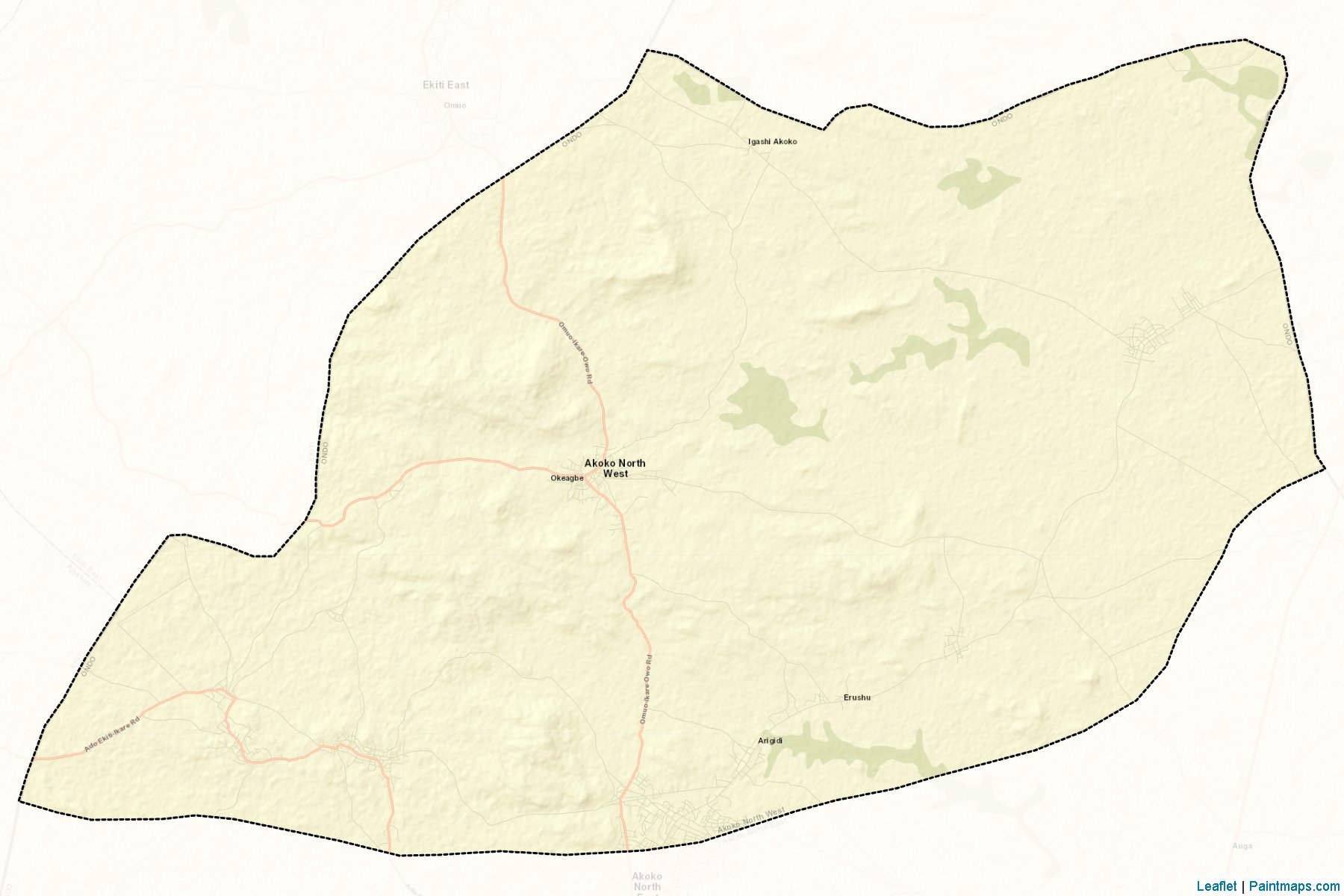 Akoko North West (Ondo) Map Cropping Samples-2