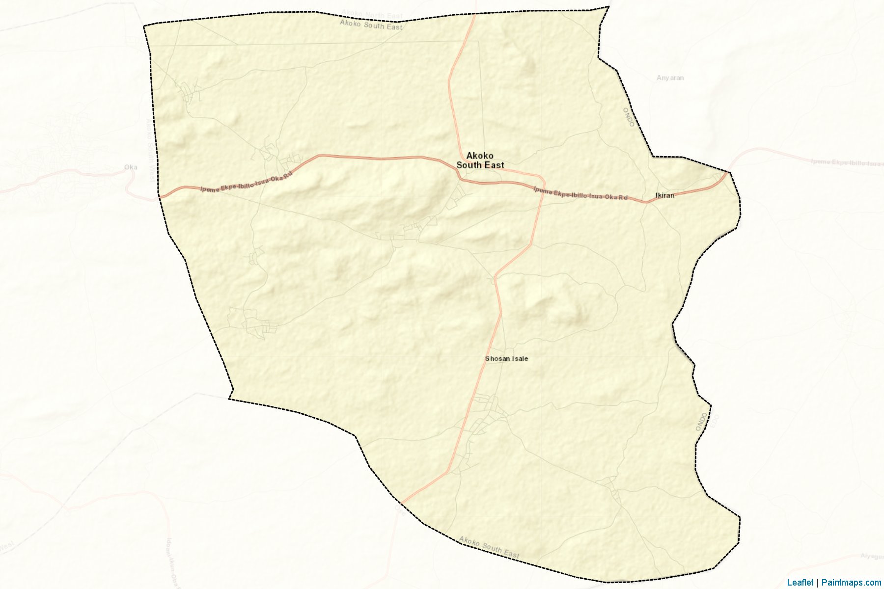 Akoko South East (Ondo) Map Cropping Samples-2