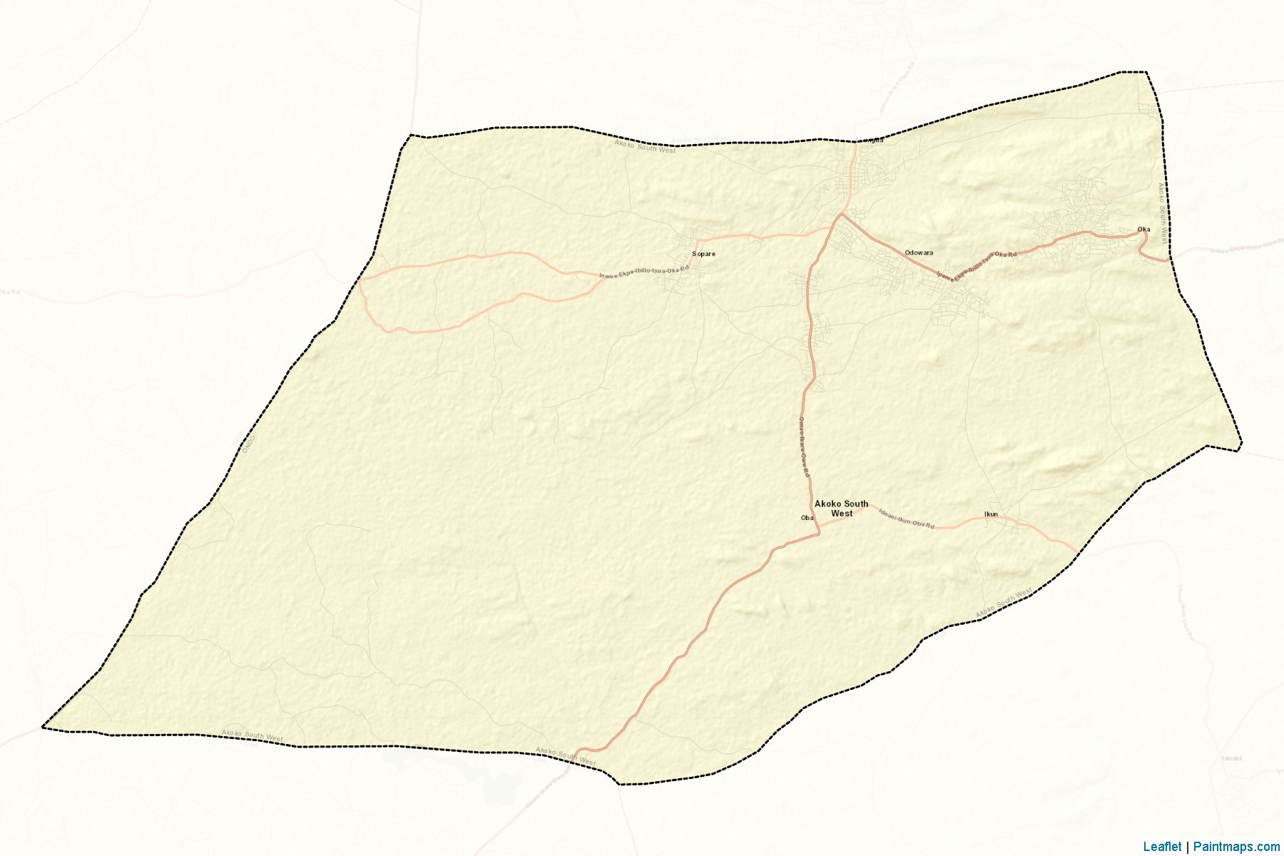 Akoko South West (Ondo) Map Cropping Samples-2