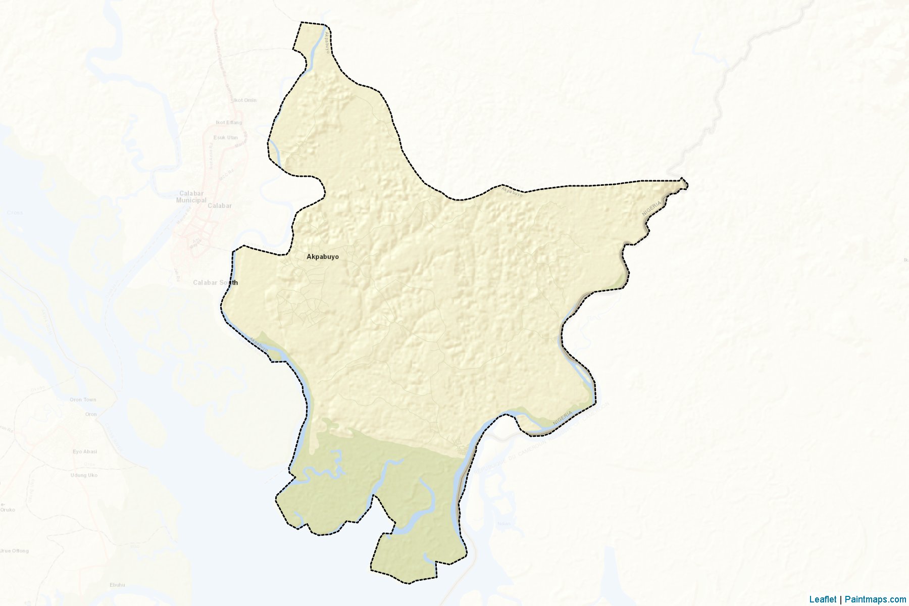 Akpabuyo (Cross River) Map Cropping Samples-2