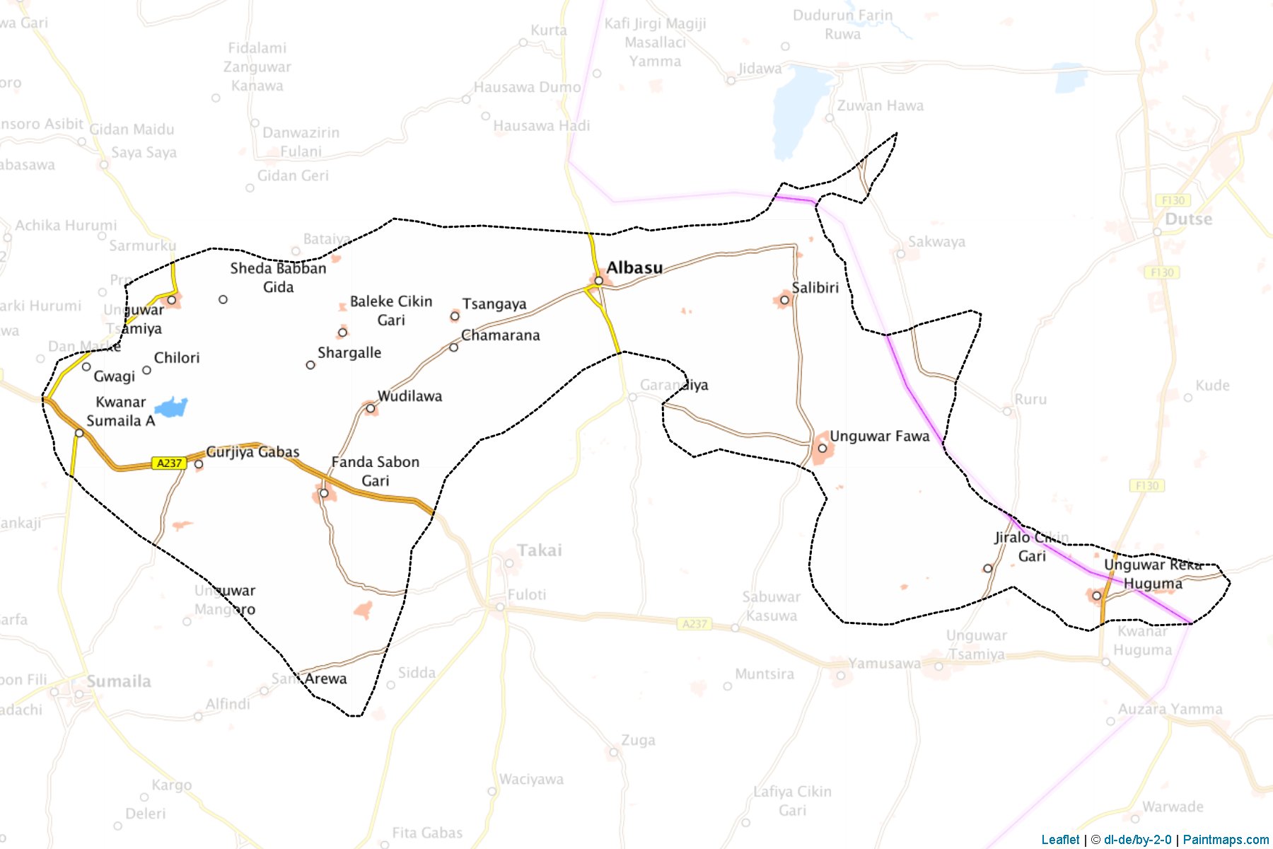 Muestras de recorte de mapas Albasu (Kano)-1