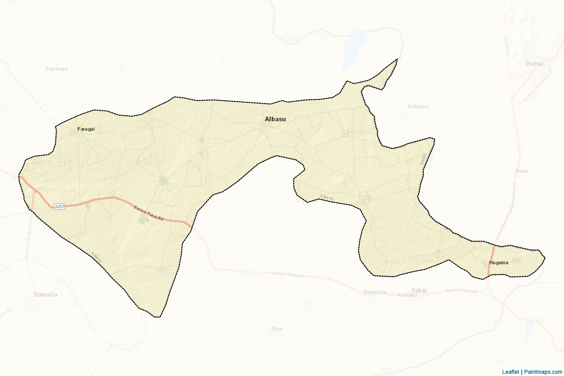 Muestras de recorte de mapas Albasu (Kano)-2