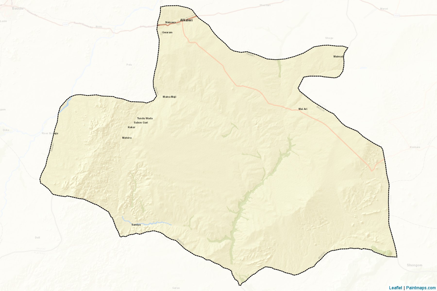 Alkaleri (Bauchi) Map Cropping Samples-2