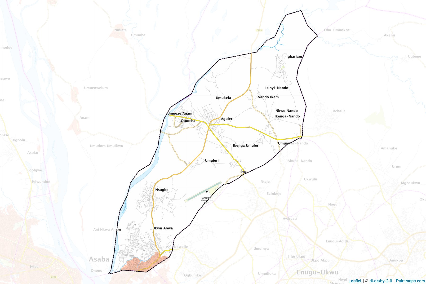 Anambra East (Anambra) Map Cropping Samples-1