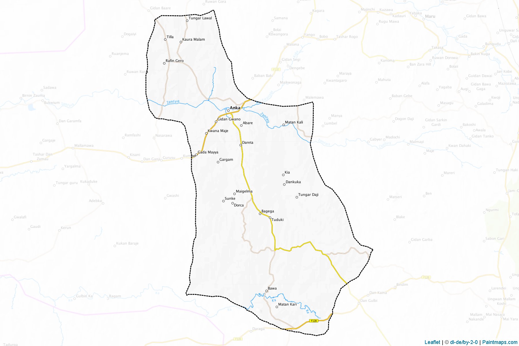 Muestras de recorte de mapas Anka (Zamfara)-1