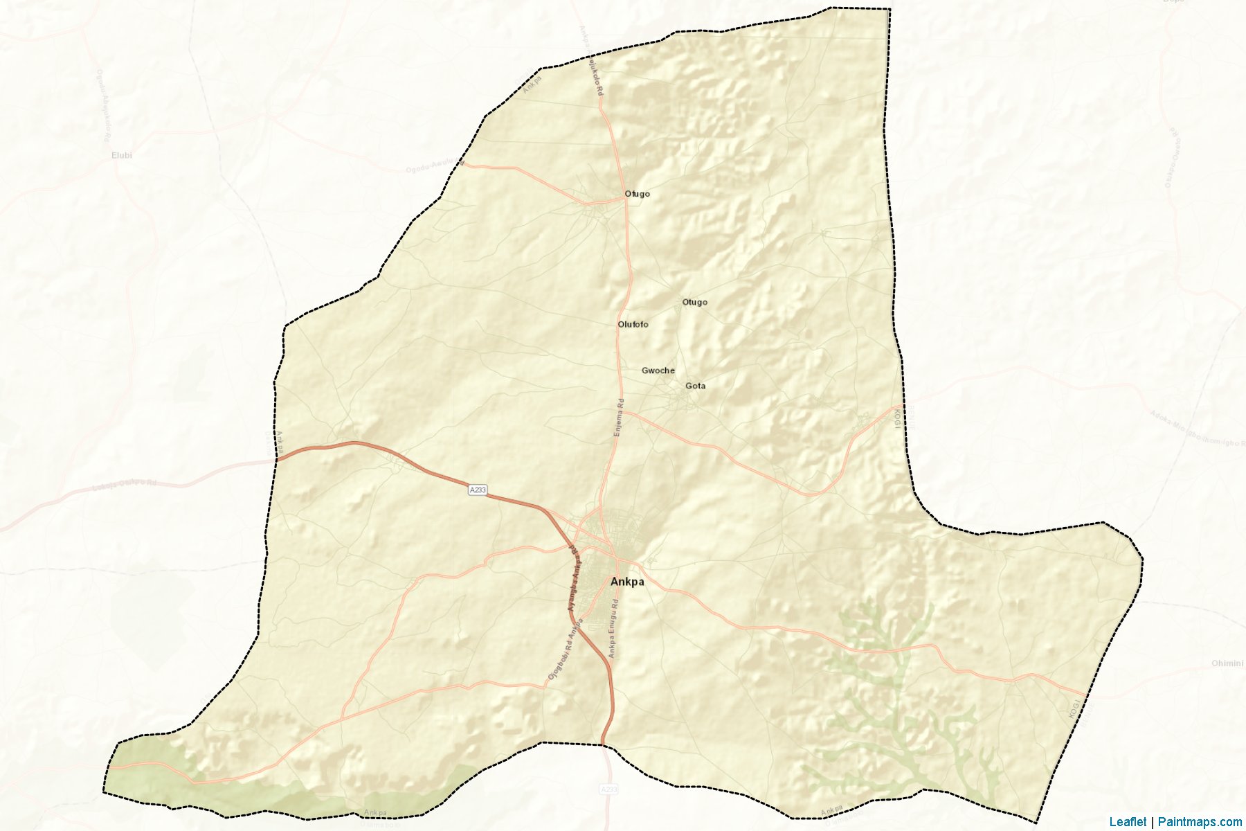 Muestras de recorte de mapas Ankpa (Kogi)-2