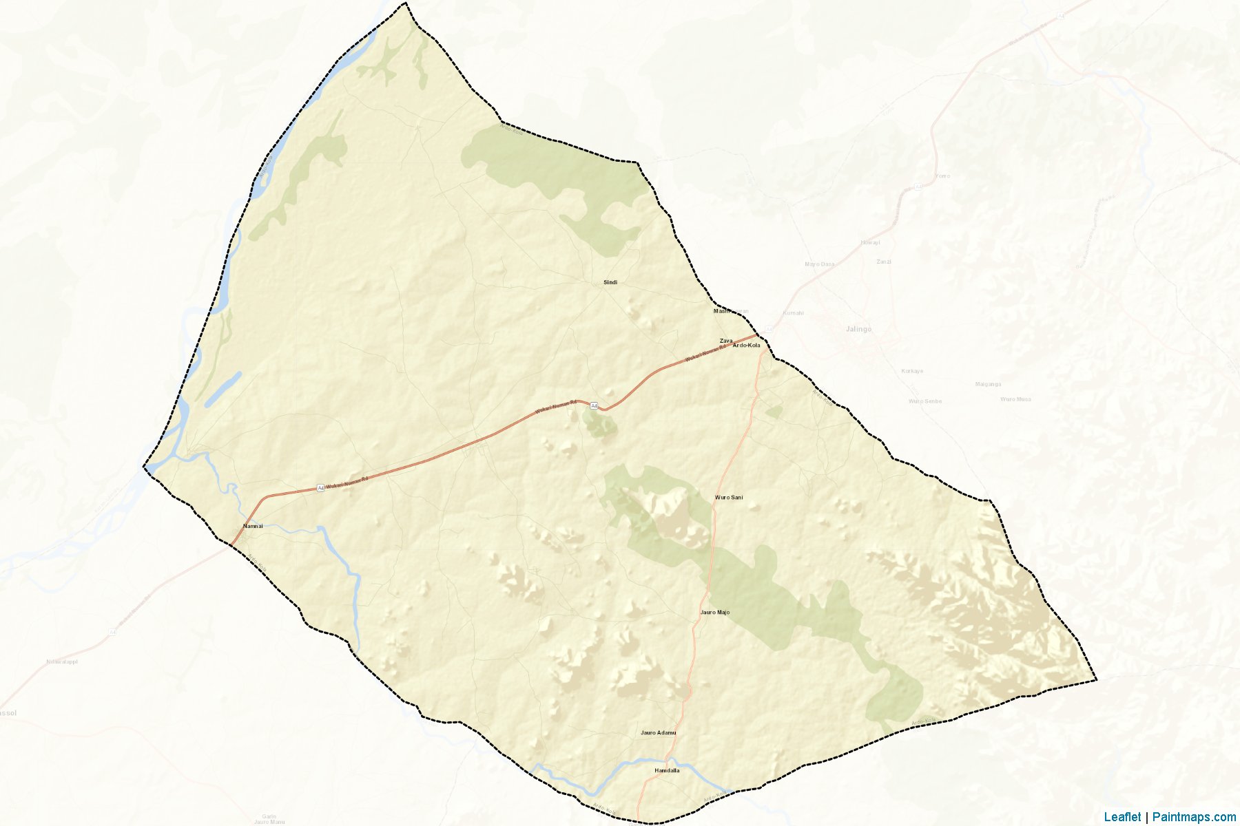 Muestras de recorte de mapas Ardo-Kola (Taraba)-2