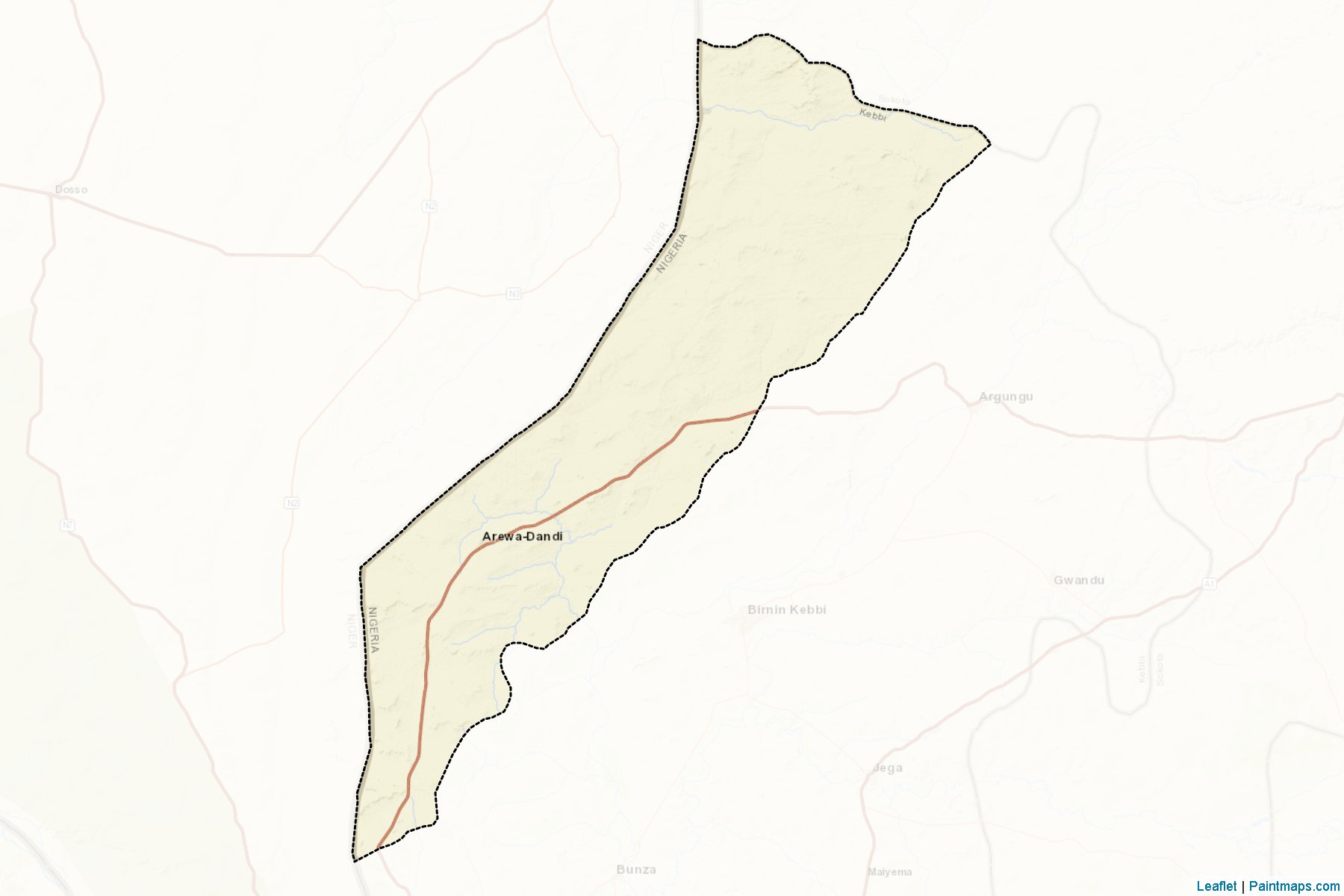 Arewa-Dandi (Kebbi) Map Cropping Samples-2