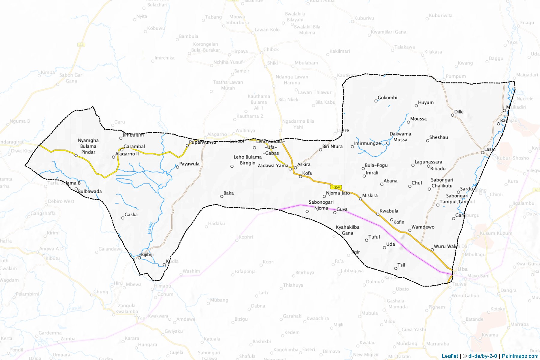 Askira/Uba (Borno) Map Cropping Samples-1