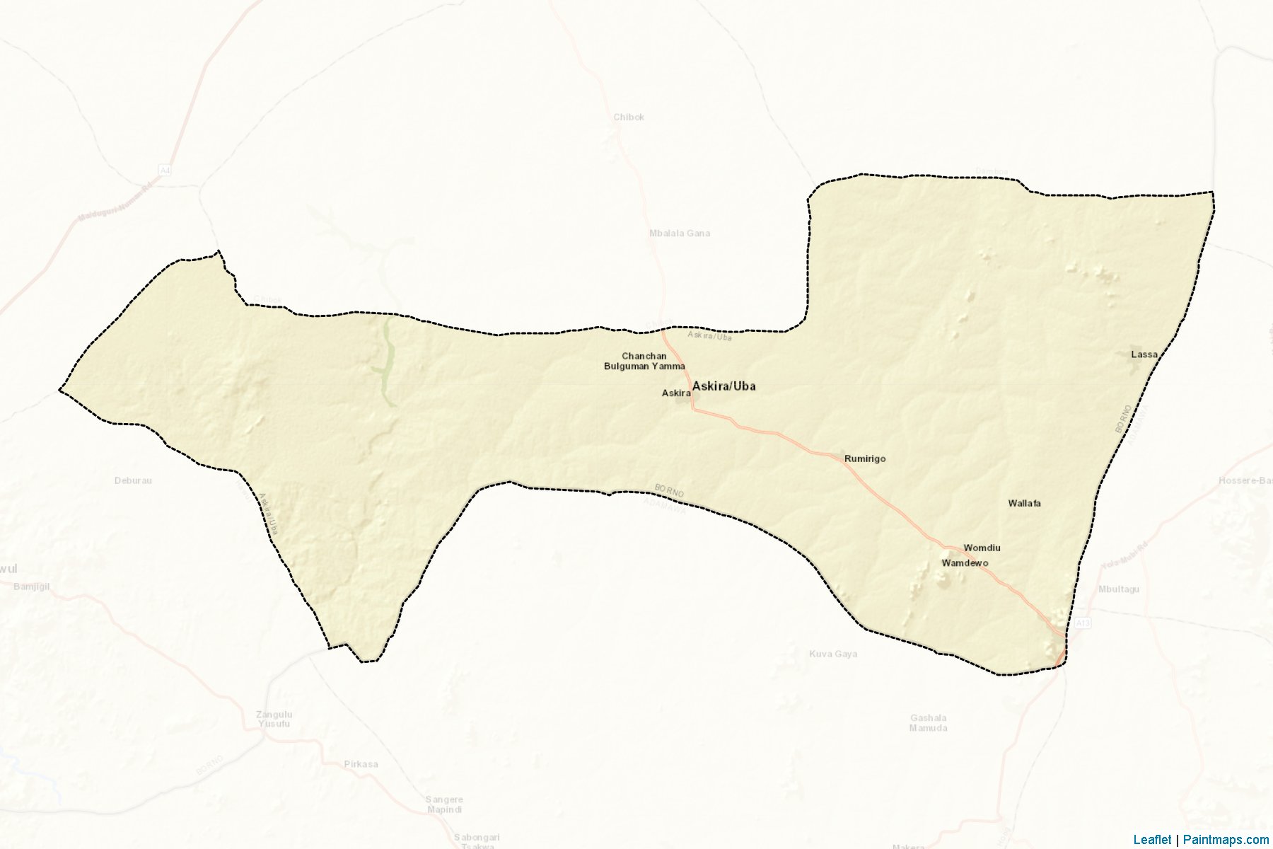 Askira/Uba (Borno) Map Cropping Samples-2