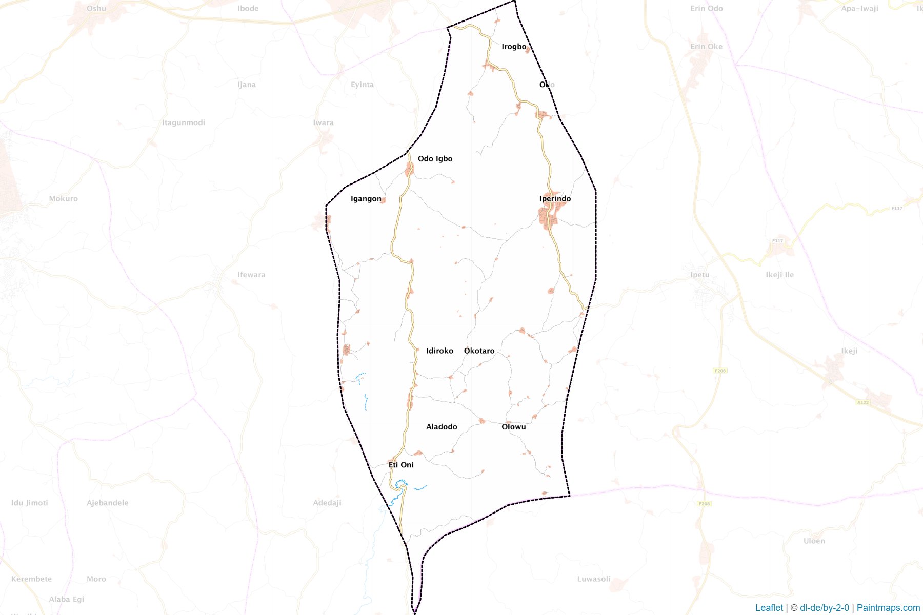 Atakunmosa East (Osun) Map Cropping Samples-1