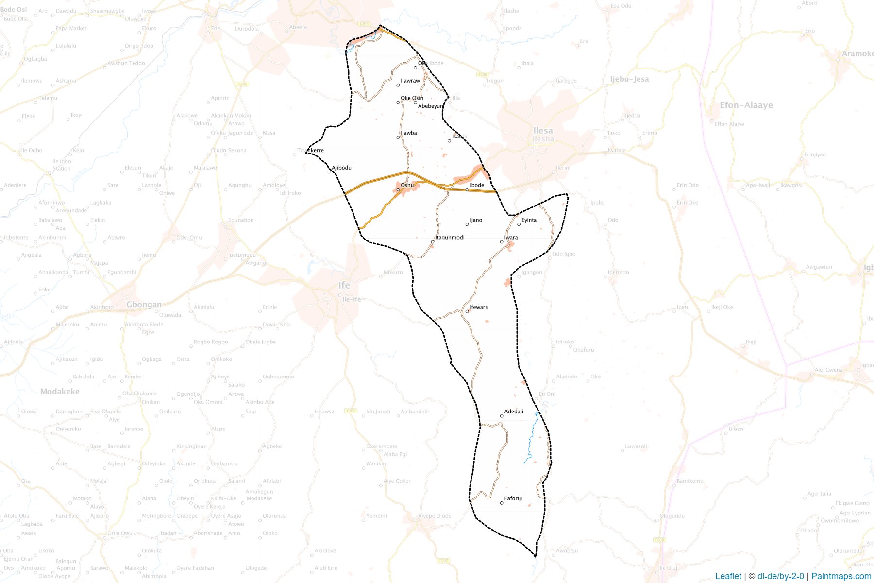 Atakunmosa West (Osun) Map Cropping Samples-1