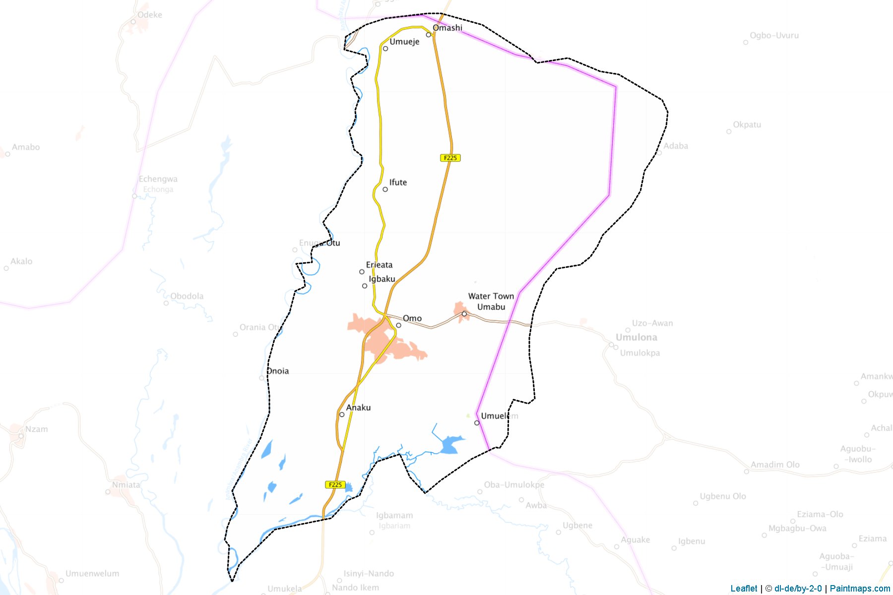 Muestras de recorte de mapas Ayamelum (Anambra)-1