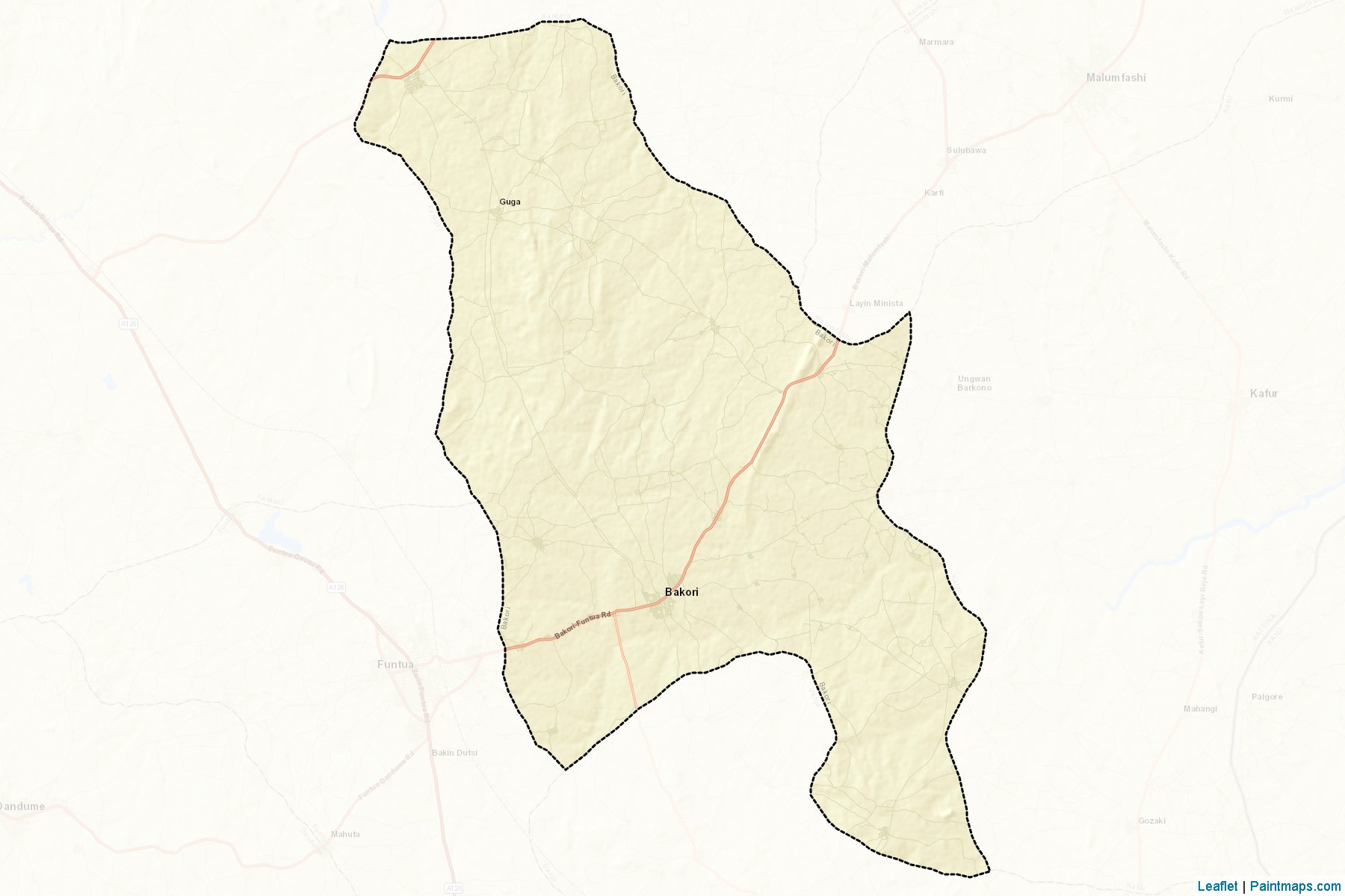 Bakori (Katsina) Map Cropping Samples-2