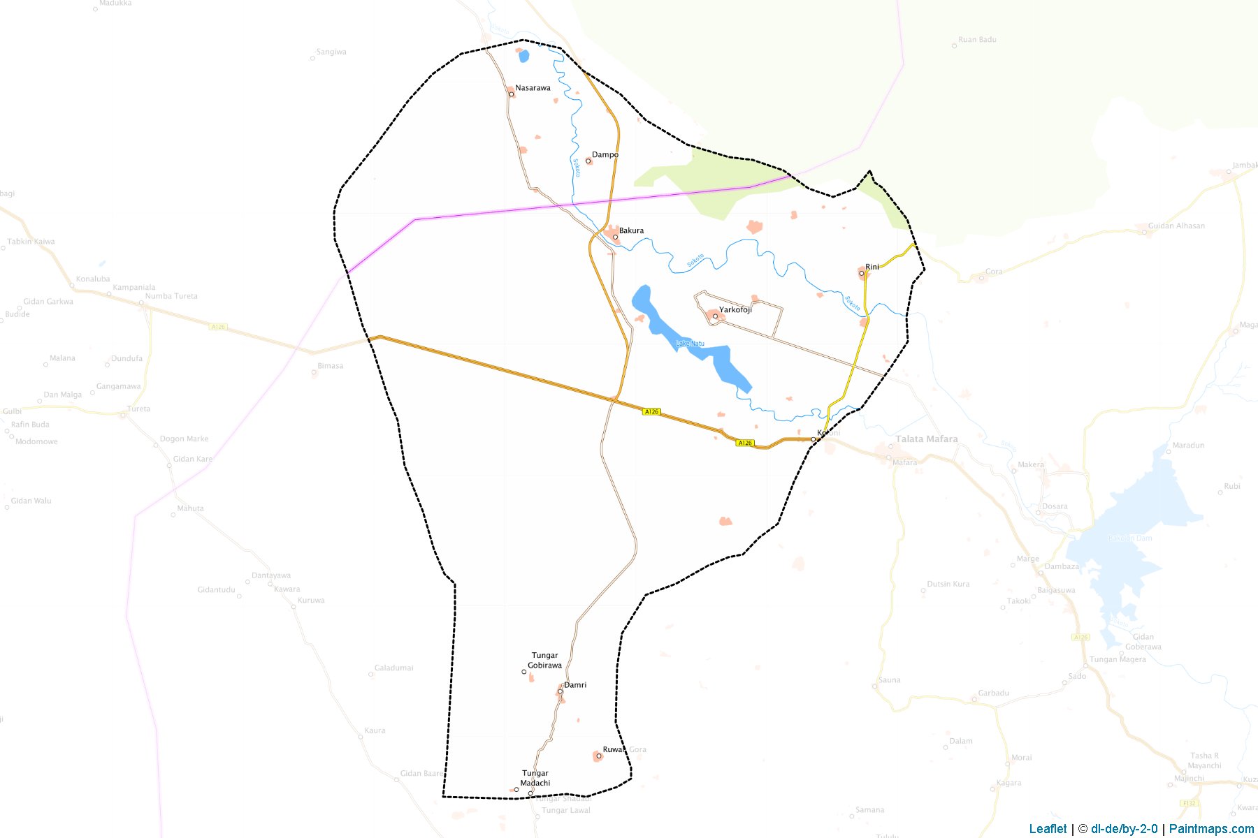 Muestras de recorte de mapas Bakura (Zamfara)-1