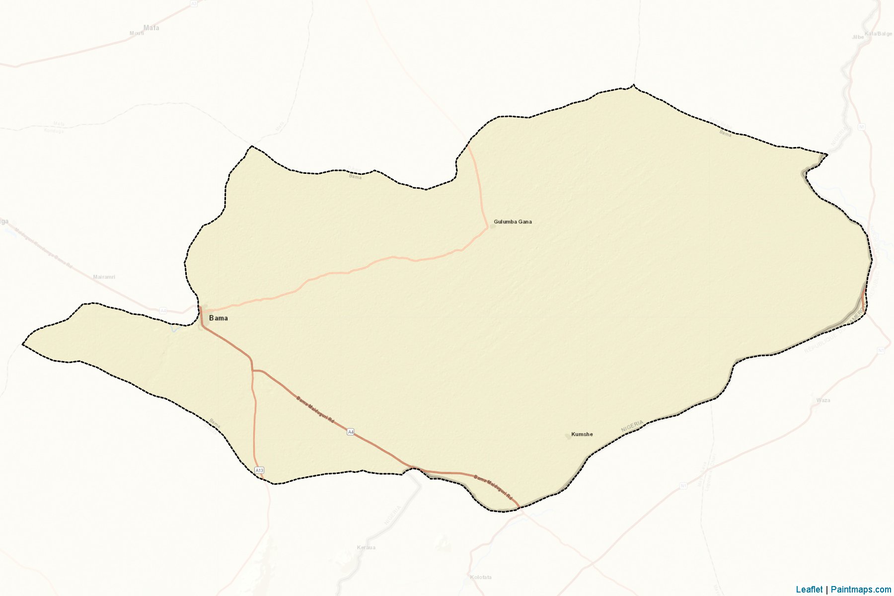 Muestras de recorte de mapas Bama (Borno)-2