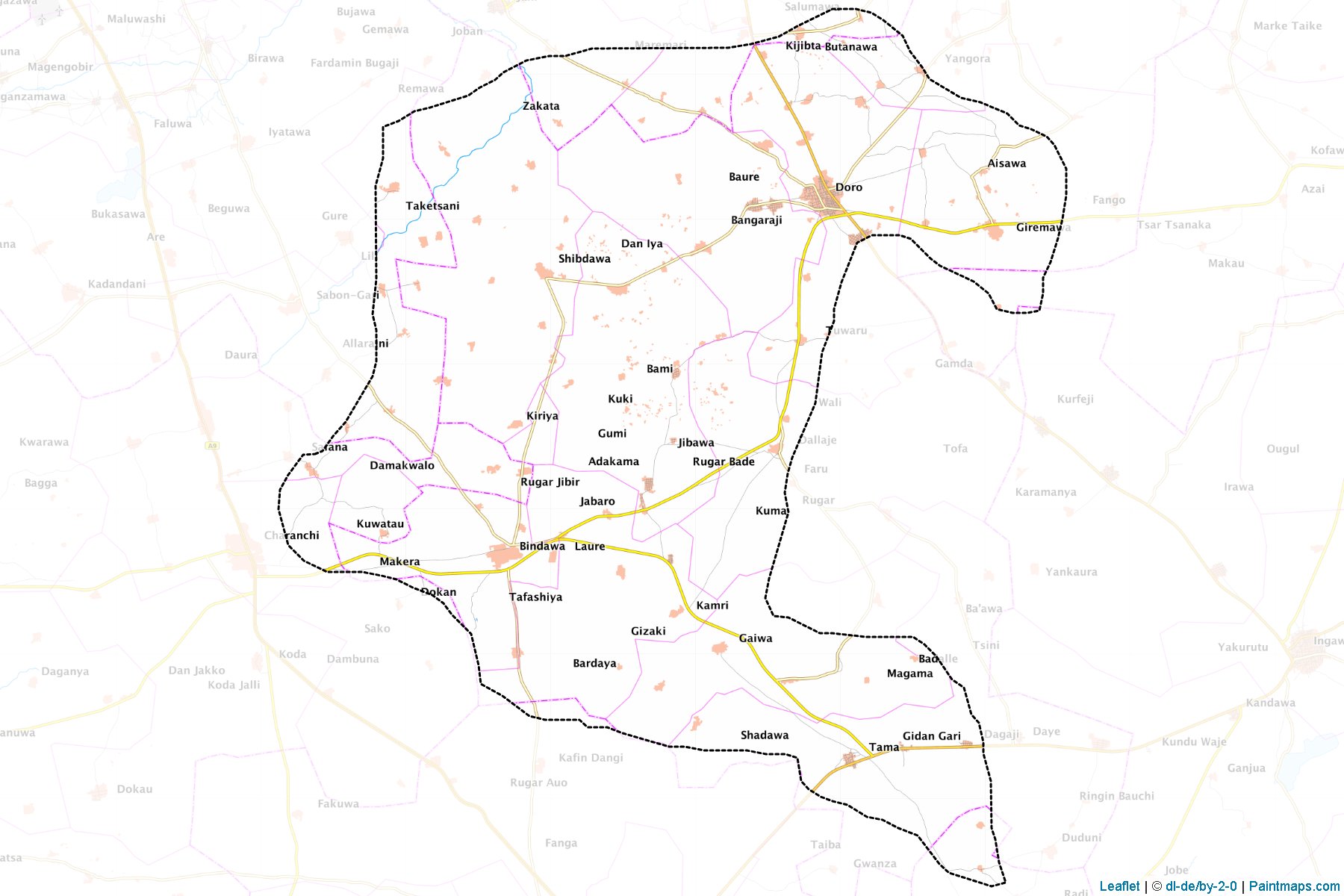 Bindawa (Katsina) Map Cropping Samples-1