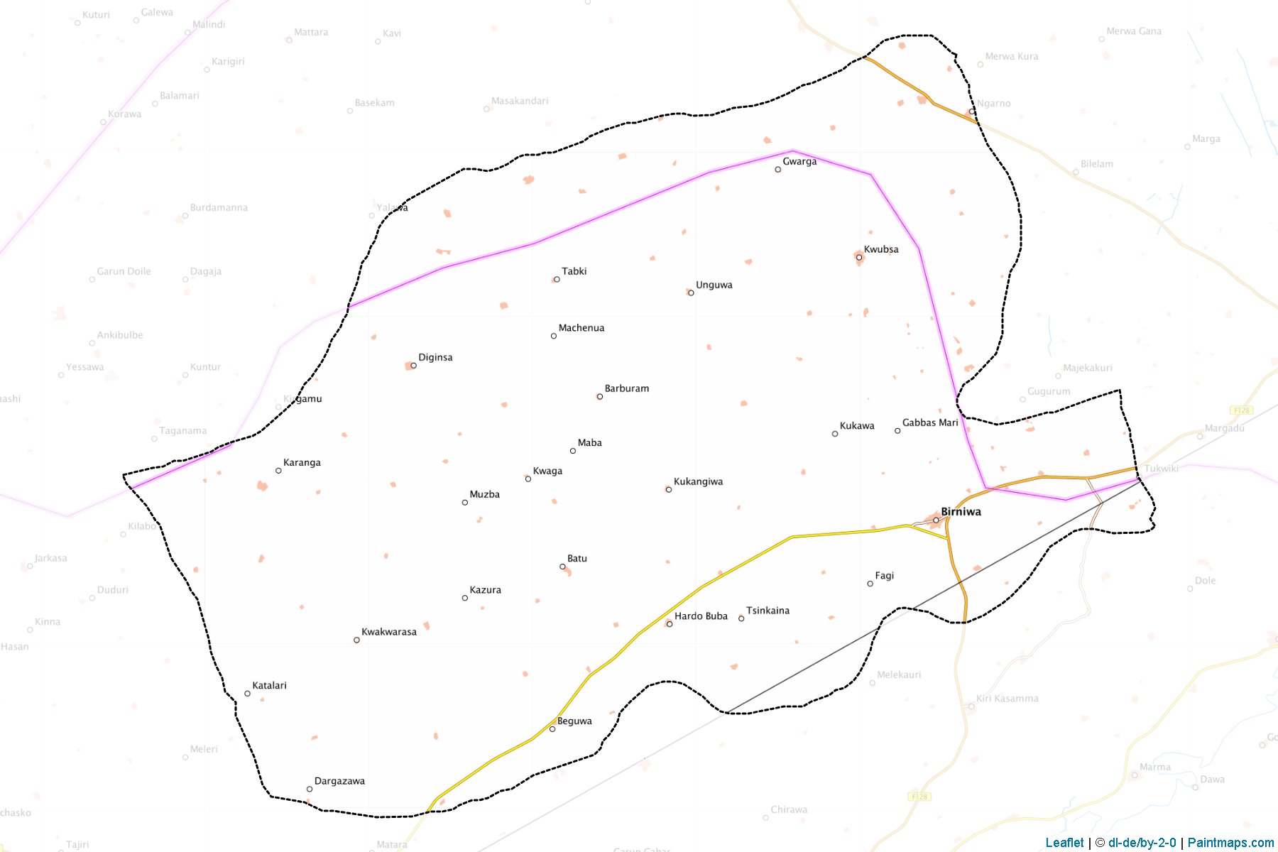 Biriniwa (Jigawa) Map Cropping Samples-1