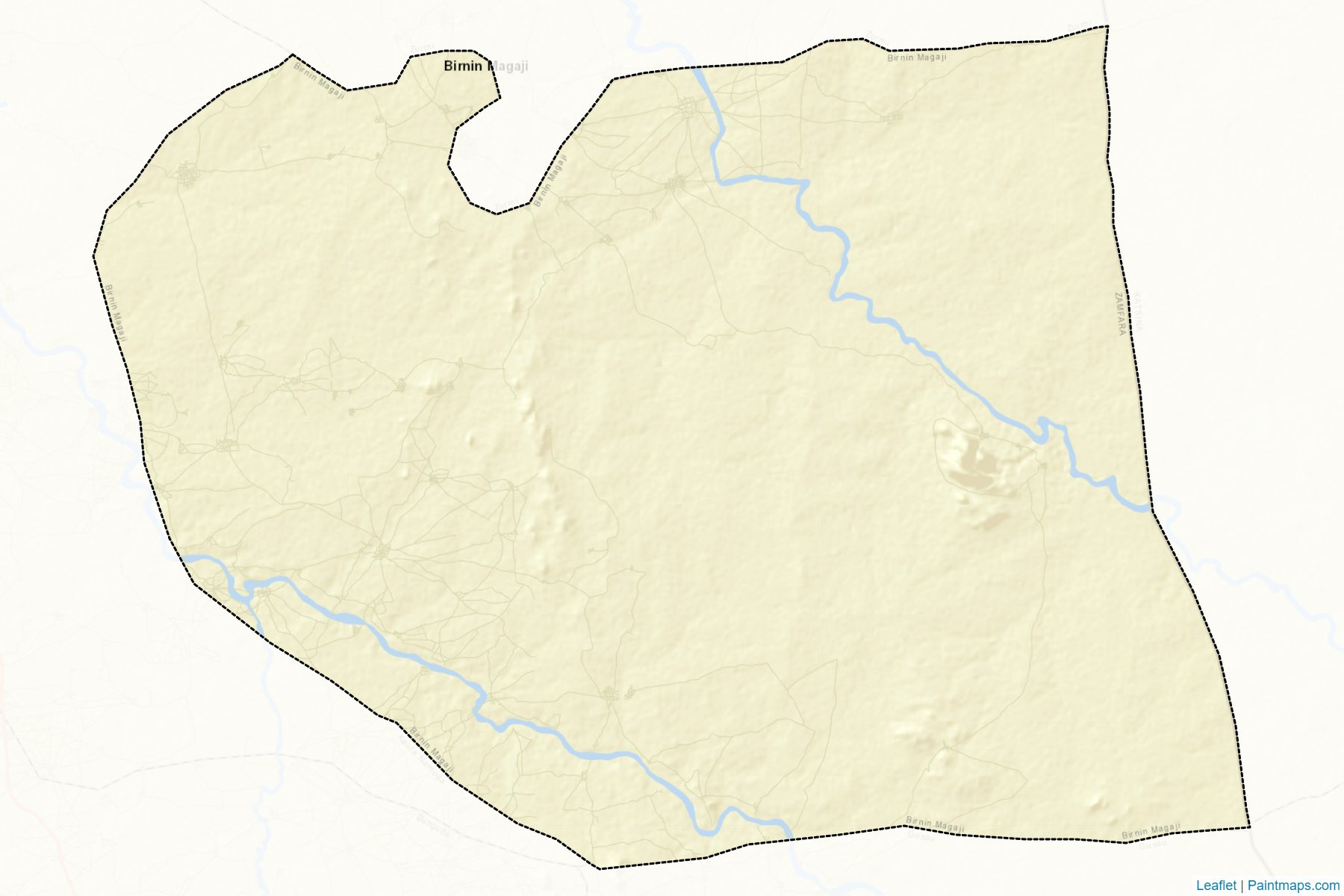 Muestras de recorte de mapas Birnin Magaji (Zamfara)-2