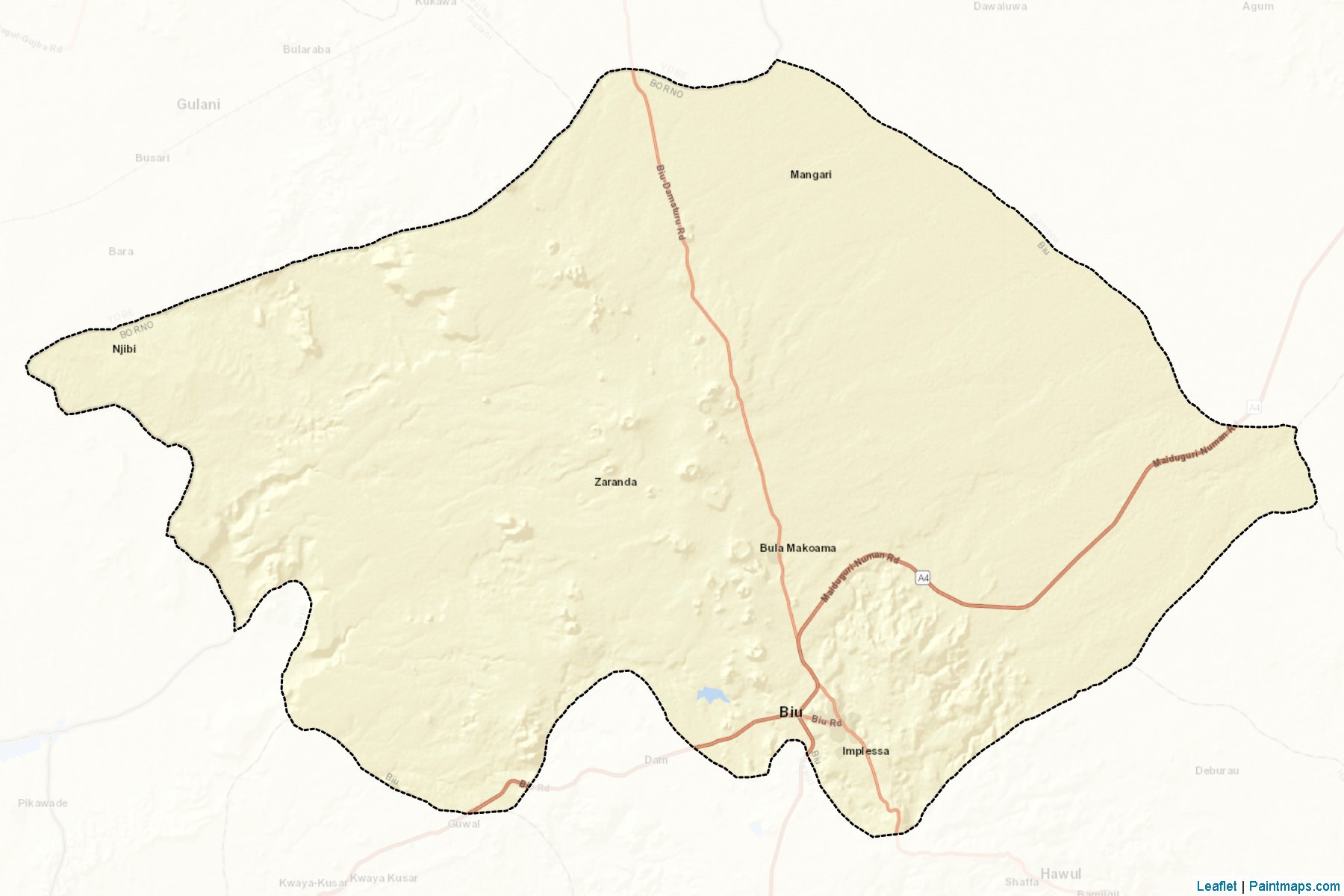 Biu (Borno) Map Cropping Samples-2