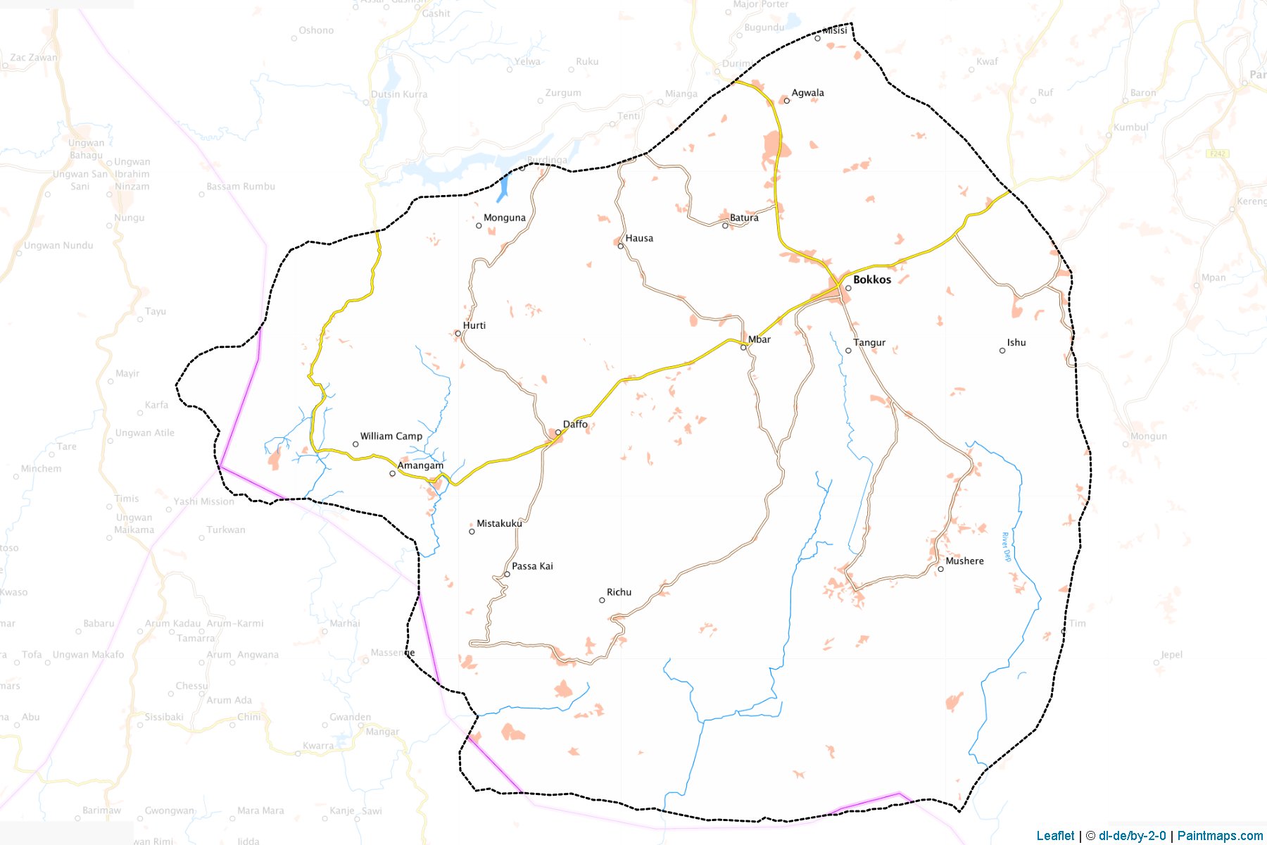 Bokkos (Plateau) Map Cropping Samples-1