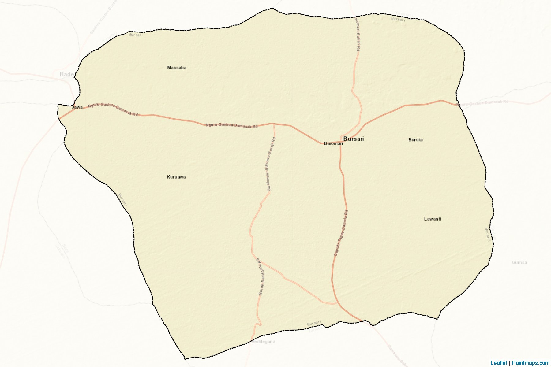 Bursari (Yobe) Map Cropping Samples-2