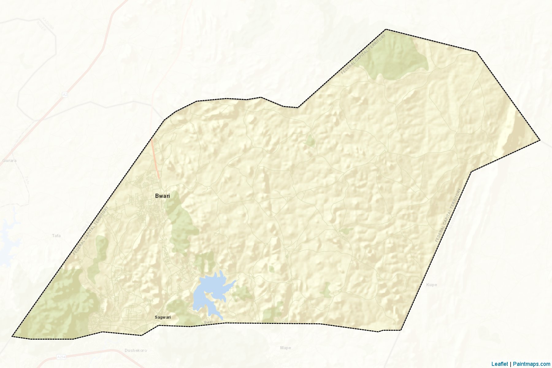 Bwari (Federal Capital Territory) Map Cropping Samples-2