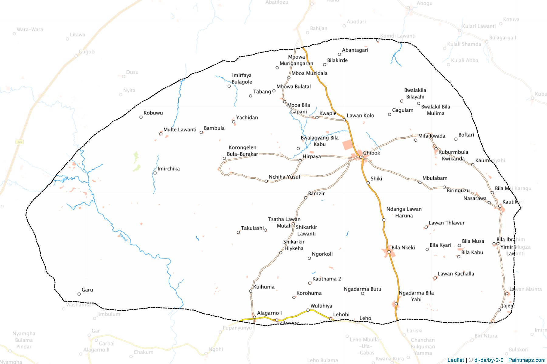 Chibok (Borno) Map Cropping Samples-1