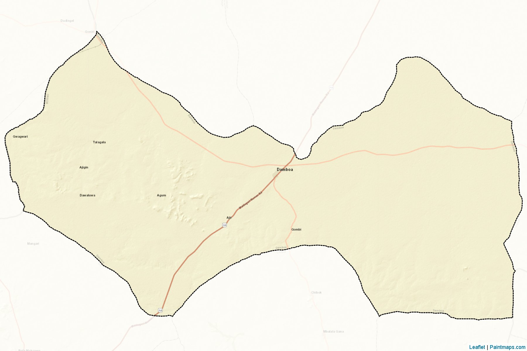 Damboa (Borno) Map Cropping Samples-2