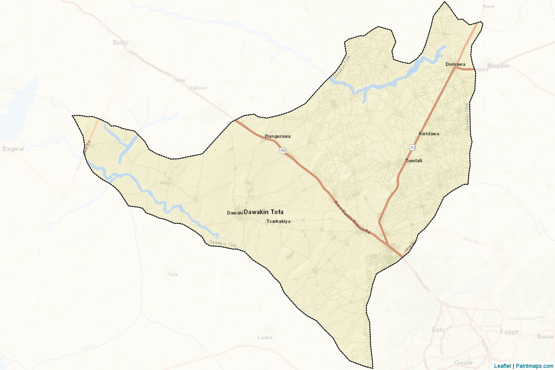 Dawakin Tofa (Kano) Map Cropping Samples-2