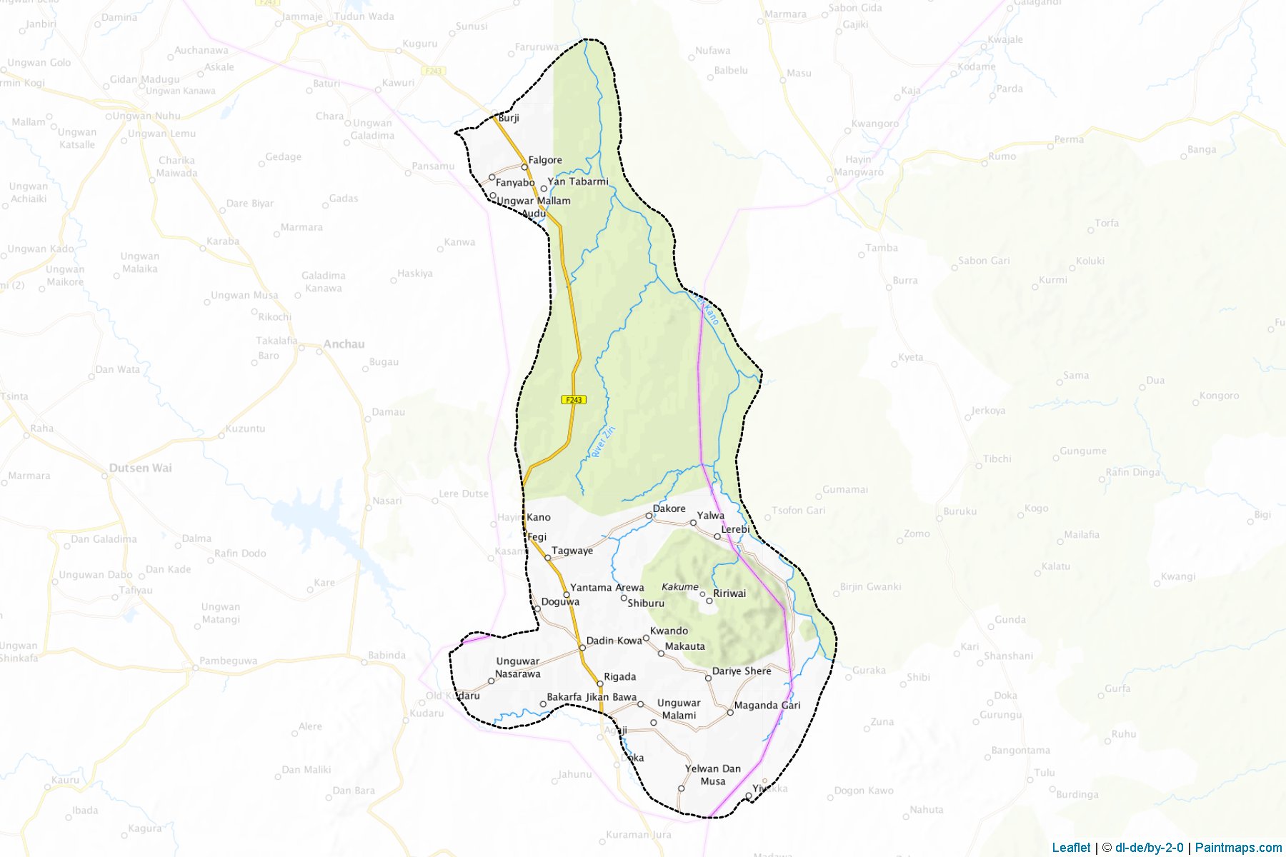 Doguwa (Kano Devleti) Haritası Örnekleri-1