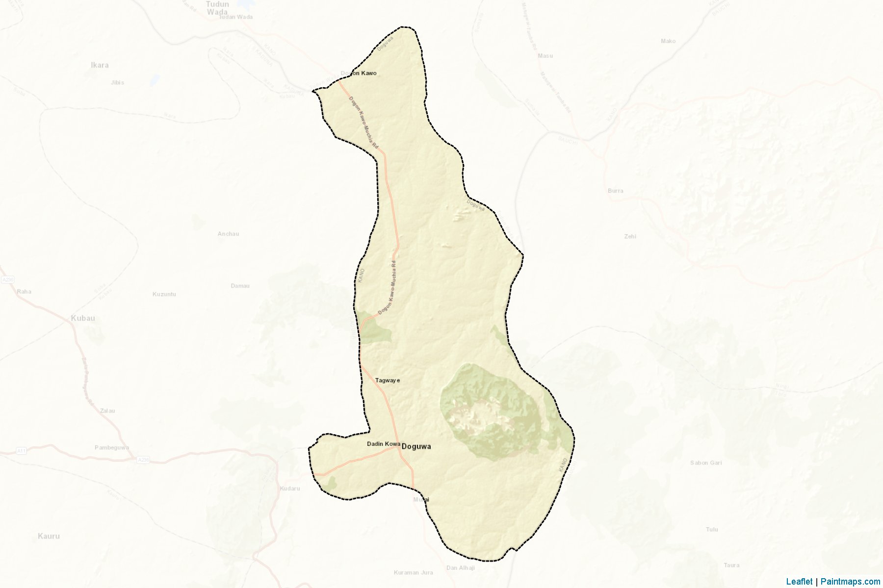 Doguwa (Kano Devleti) Haritası Örnekleri-2