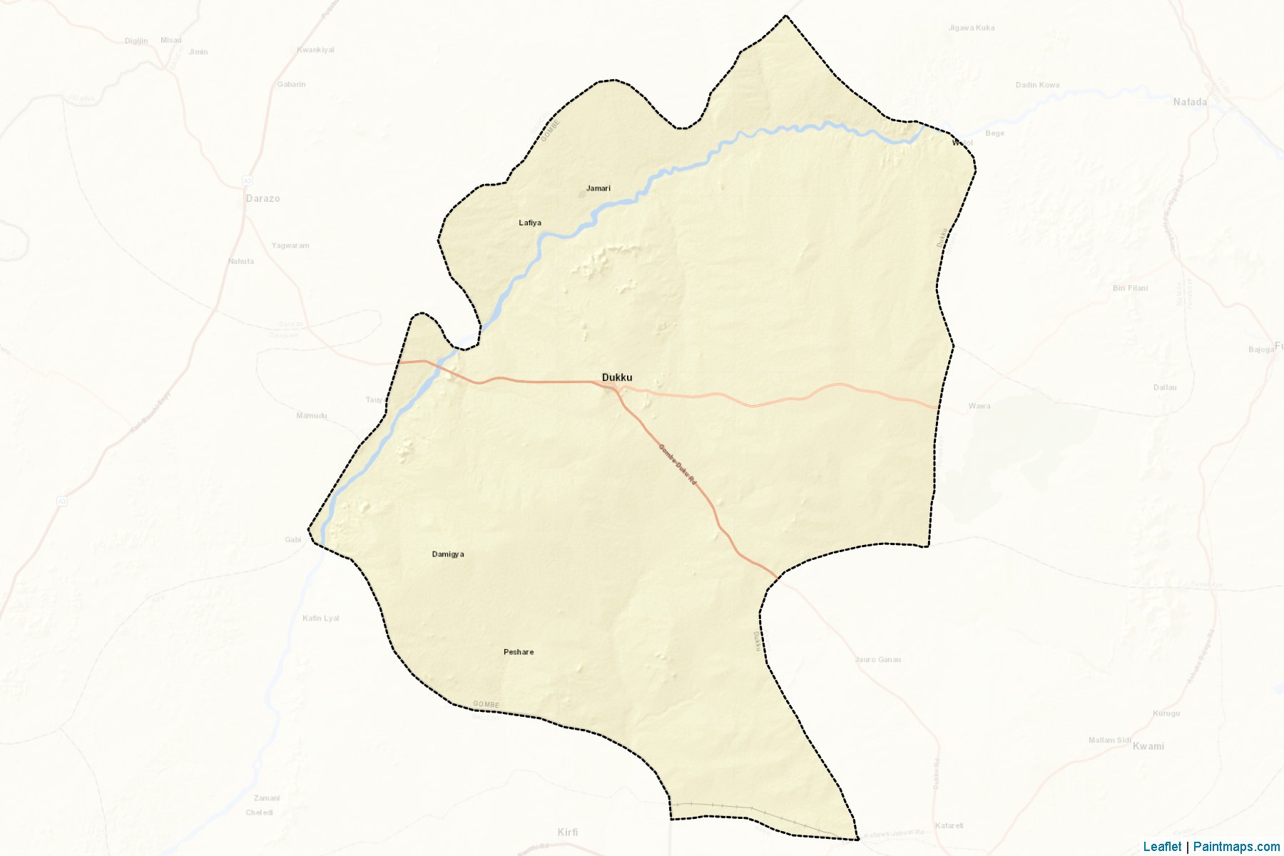 Dukku (Gombe) Map Cropping Samples-2