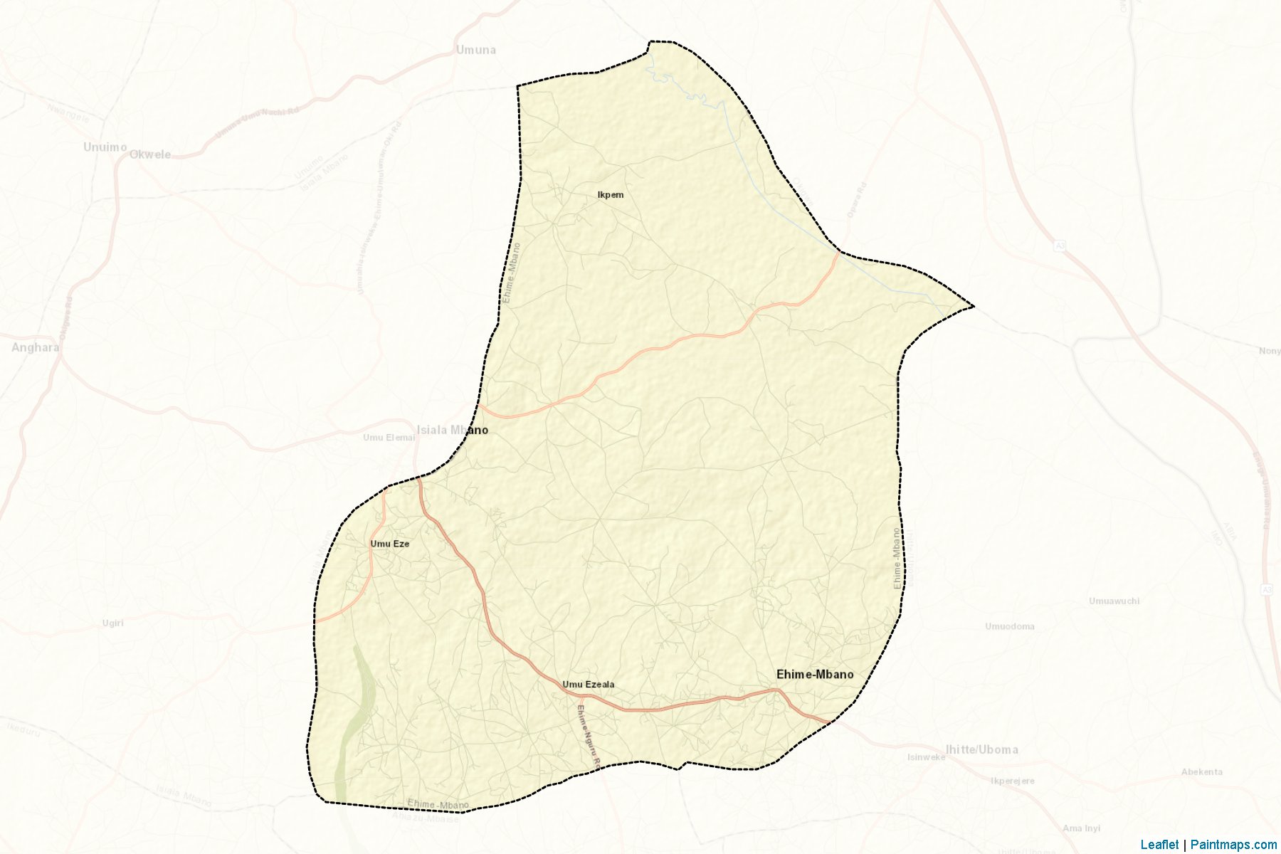 Muestras de recorte de mapas Ehime-Mbano (Imo)-2